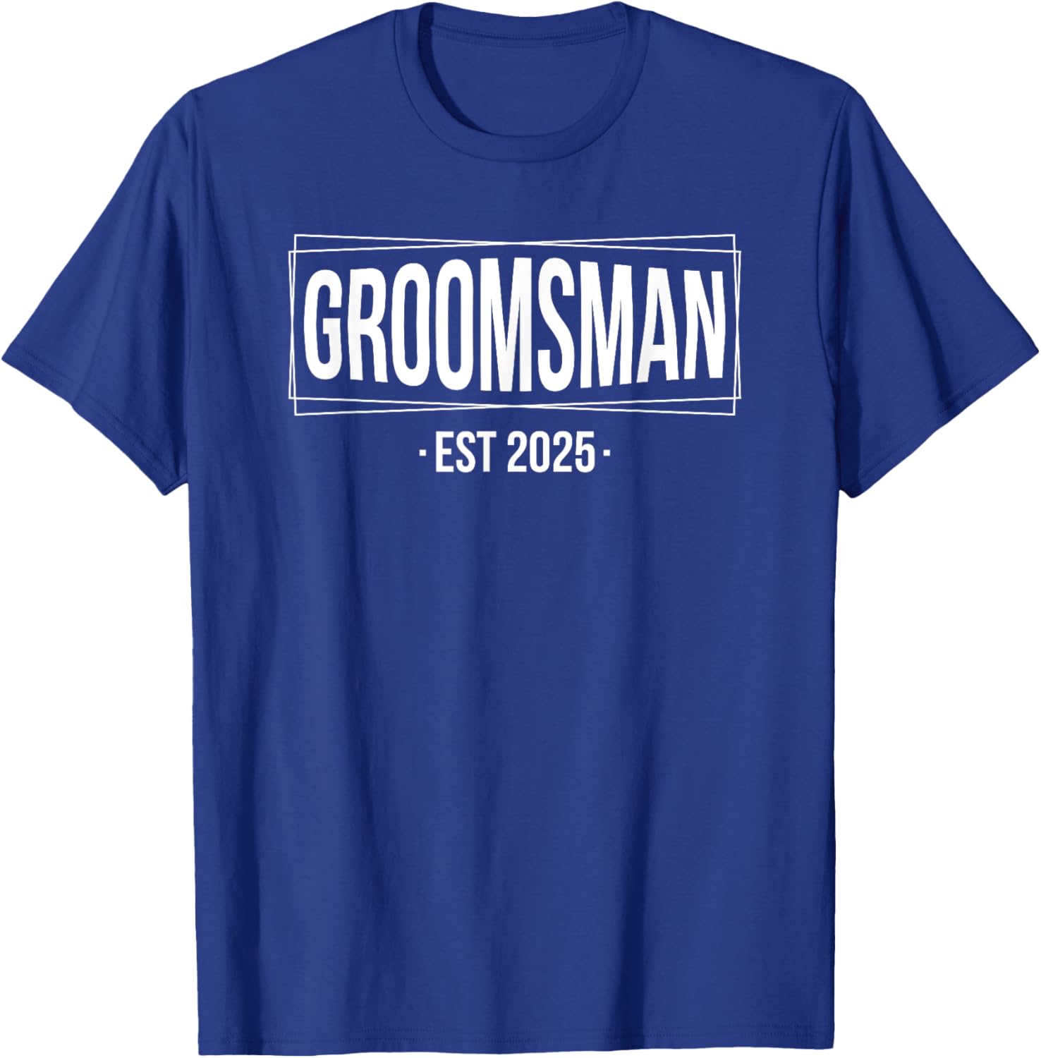 Groomsmen Est 2025 Matching T-Shirt for Wedding Bachelor Party Fun - 11