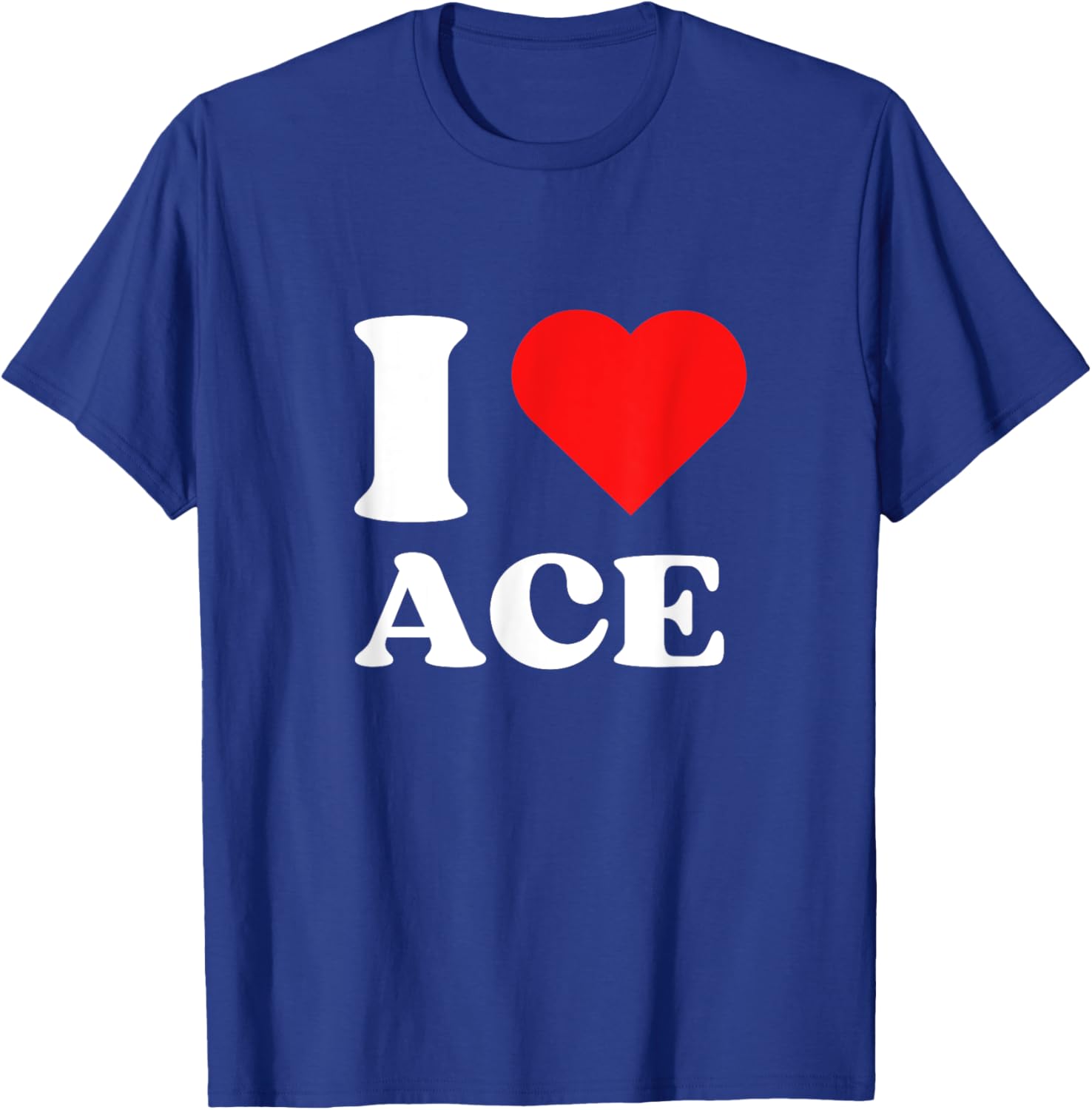 I Love Ace Y2K Valentine's Day T-Shirt for Trendy Fashion Lovers - 7
