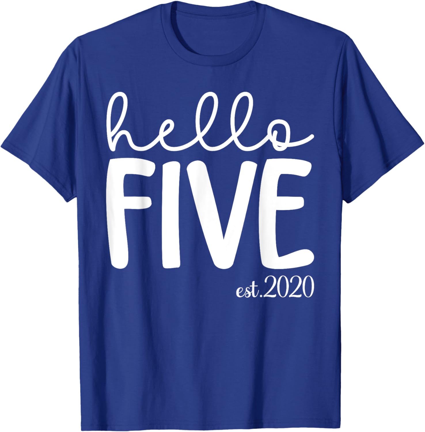 Hello Five 5th Birthday T-Shirt for Girls Age 5 Cute Gift Idea - 10