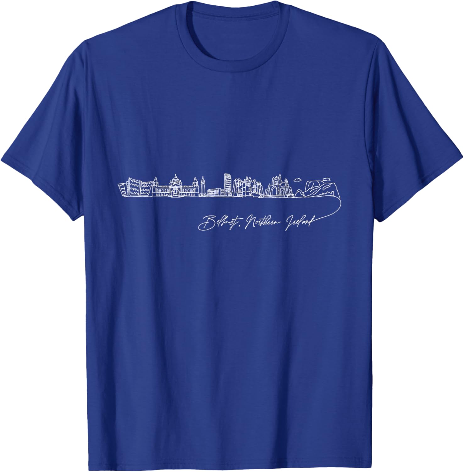Signature Belfast City Skyline T-Shirt Perfect Northern Ireland Souvenir - 15
