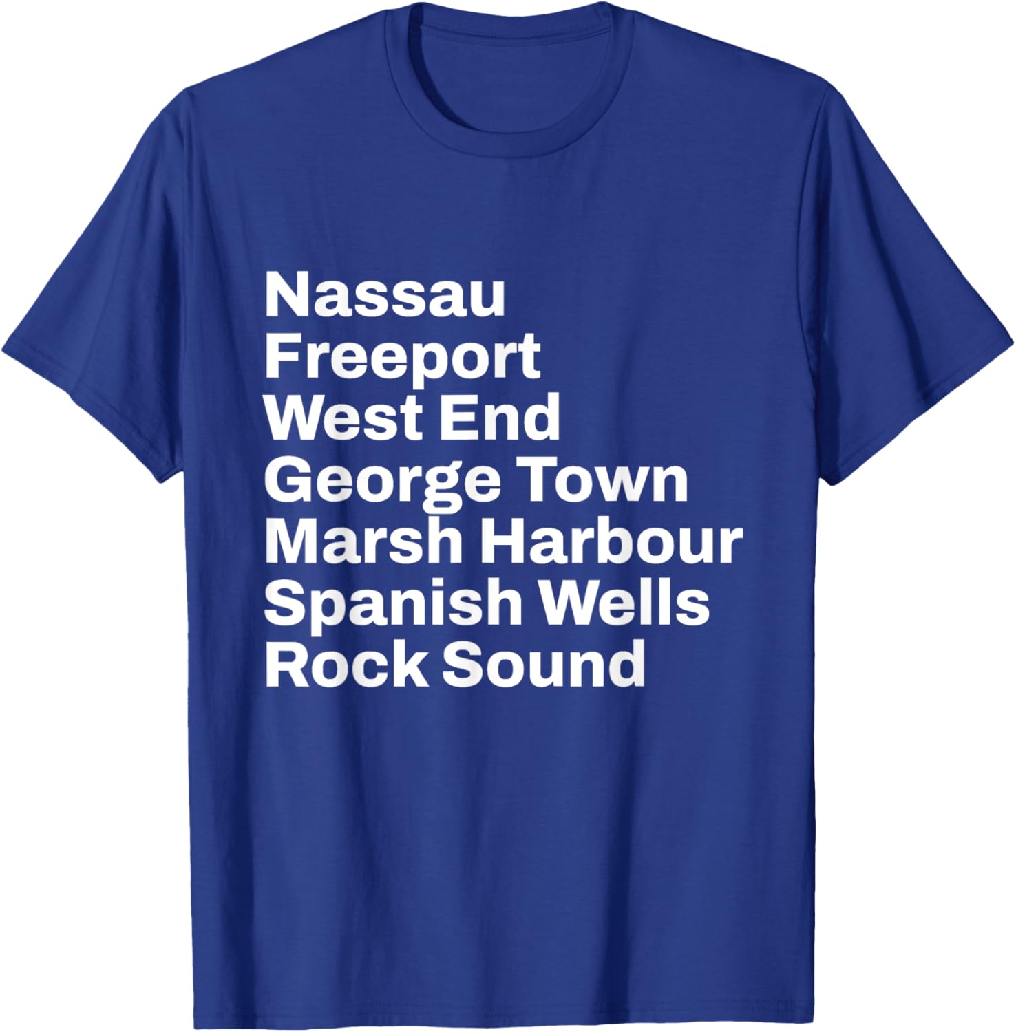 Bahamas Cities and Towns Travel T-Shirt for Beach Lovers and Adventurers - 18