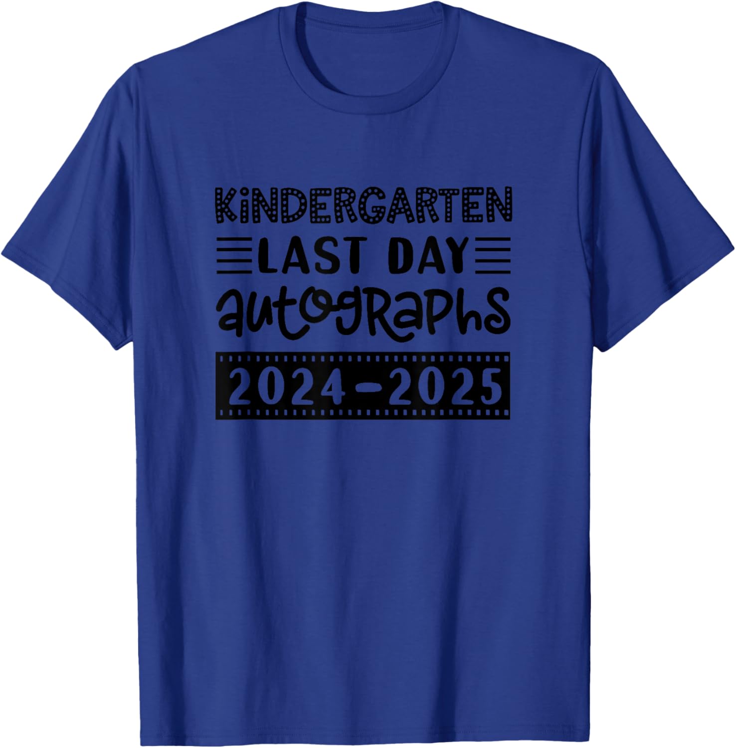 Last Day of School Kindergarten T-Shirt for Kids - Sign My Shirt Fun - 16