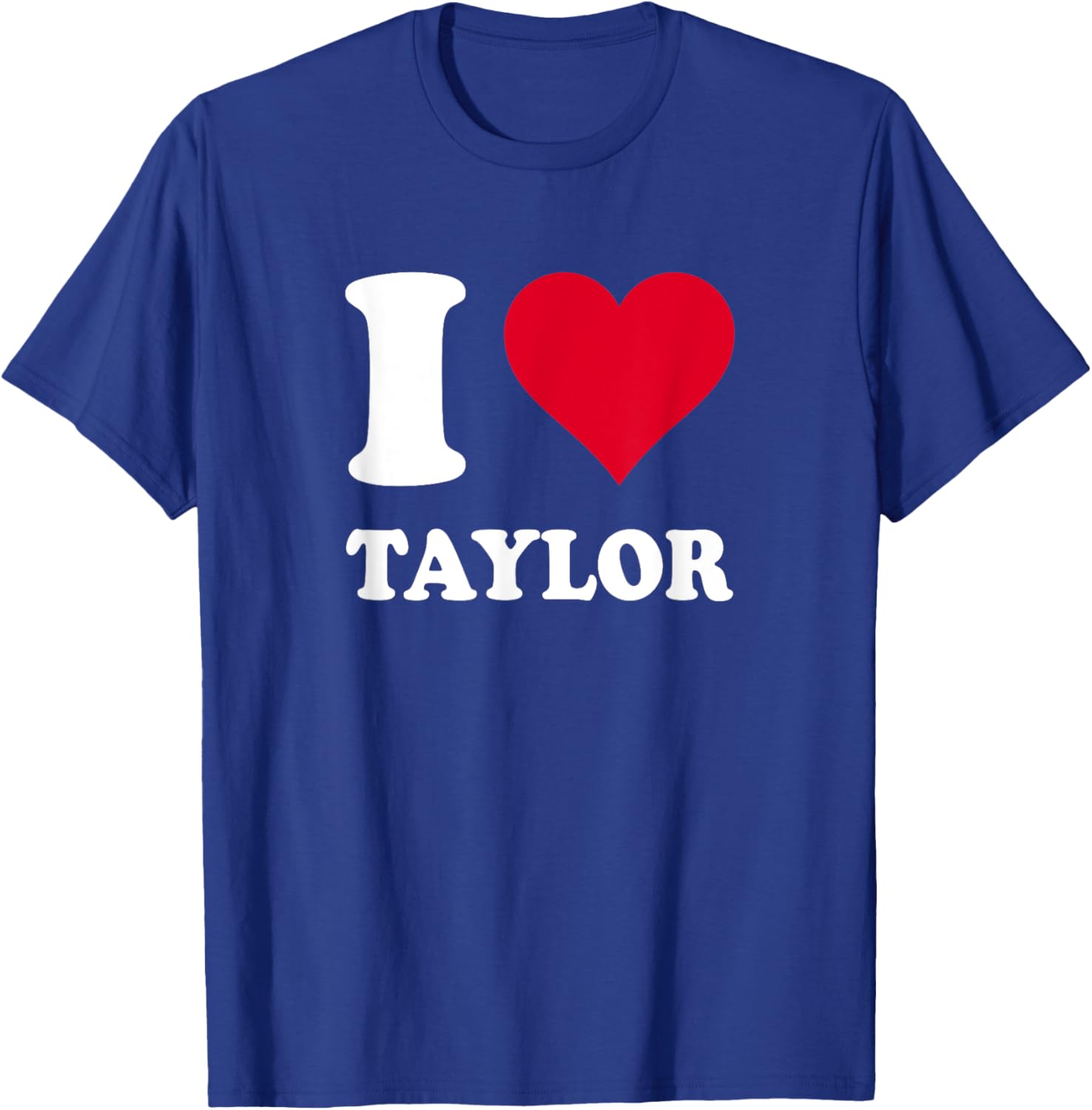 Red Heart I Love Taylor T-Shirt for Fans - Stylish and Comfortable Apparel - 4
