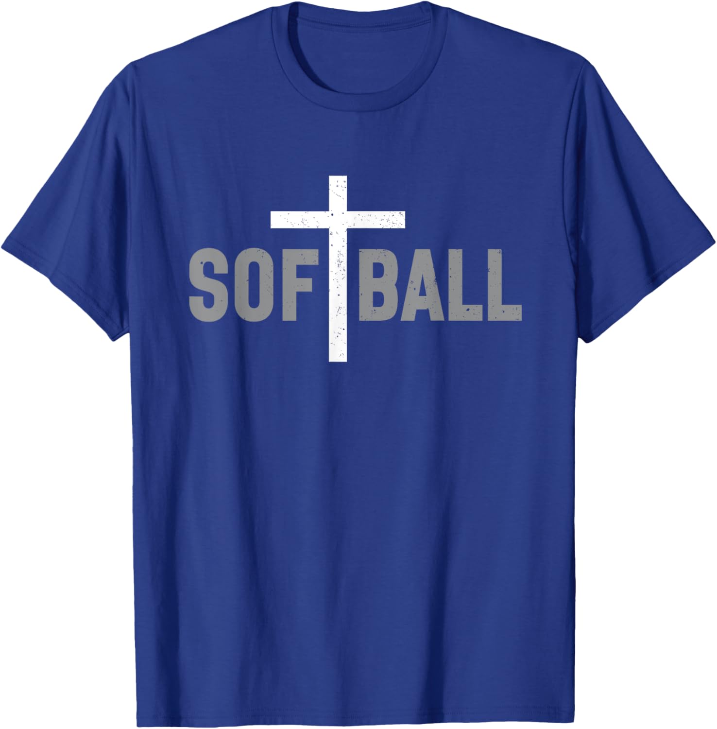Softball Christian Cross T-Shirt for Girls and Women - Stylish Faith Wear - 10