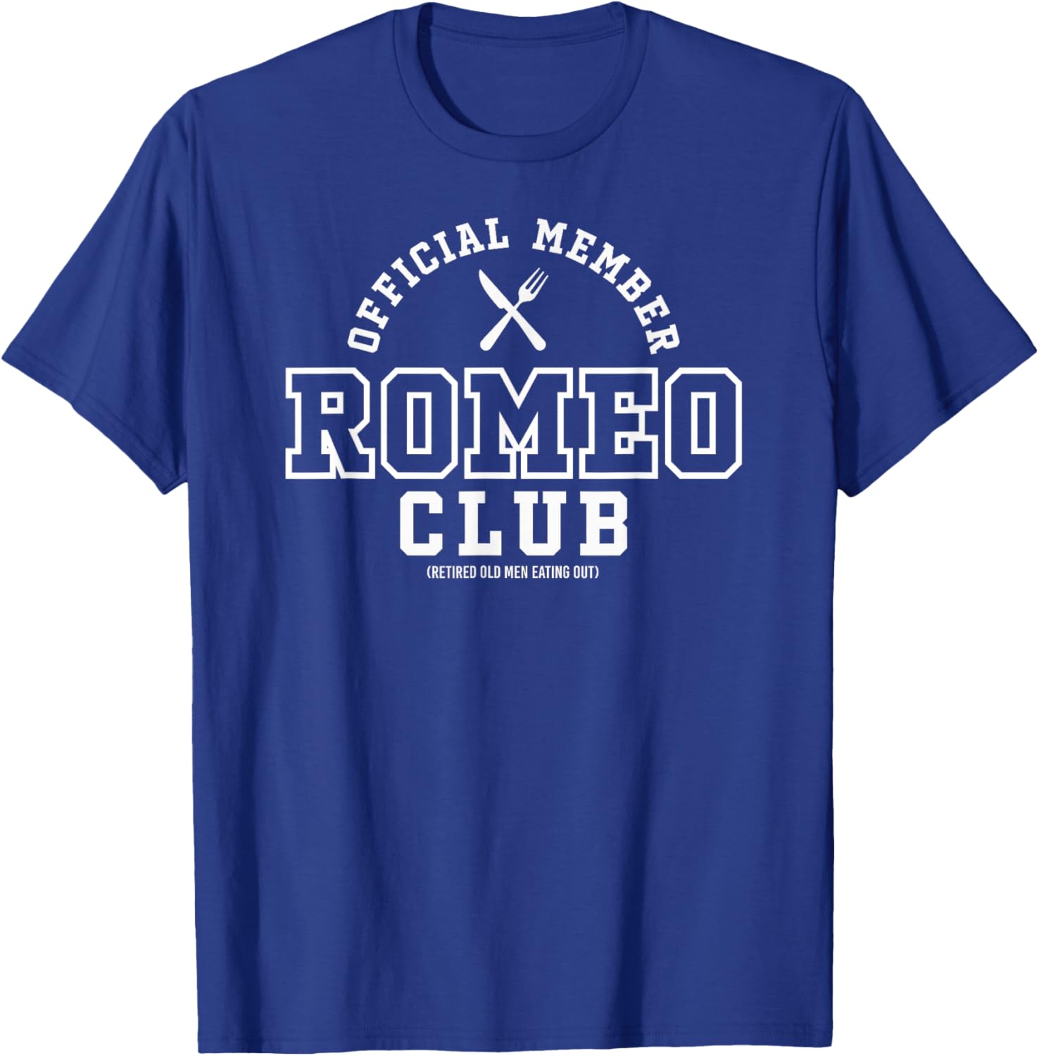 Official Member ROMEO Club White Print T-Shirt for Stylish Comfort - 21