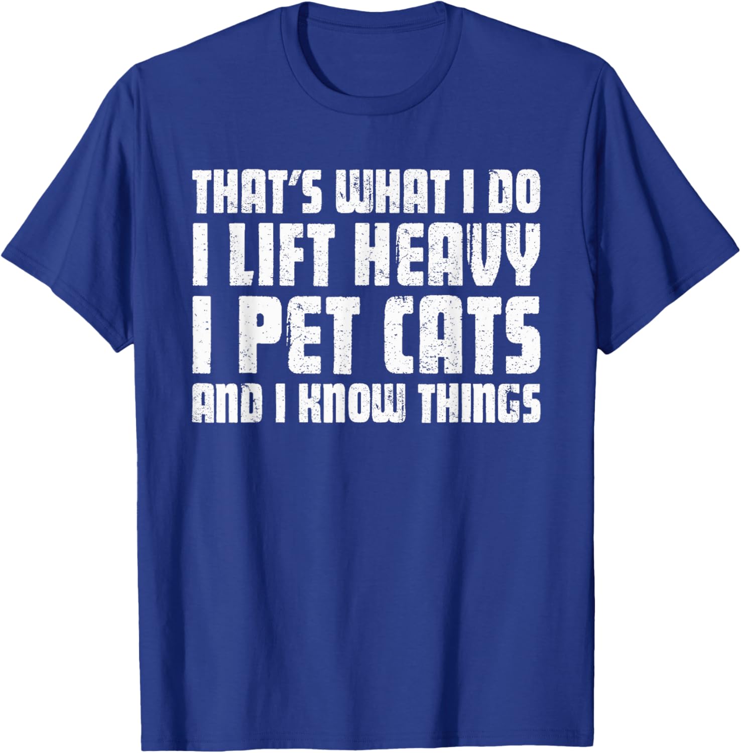 Funny I Lift Heavy I Pet Cats Unisex T-Shirt for Cat Lovers Black Small - 15