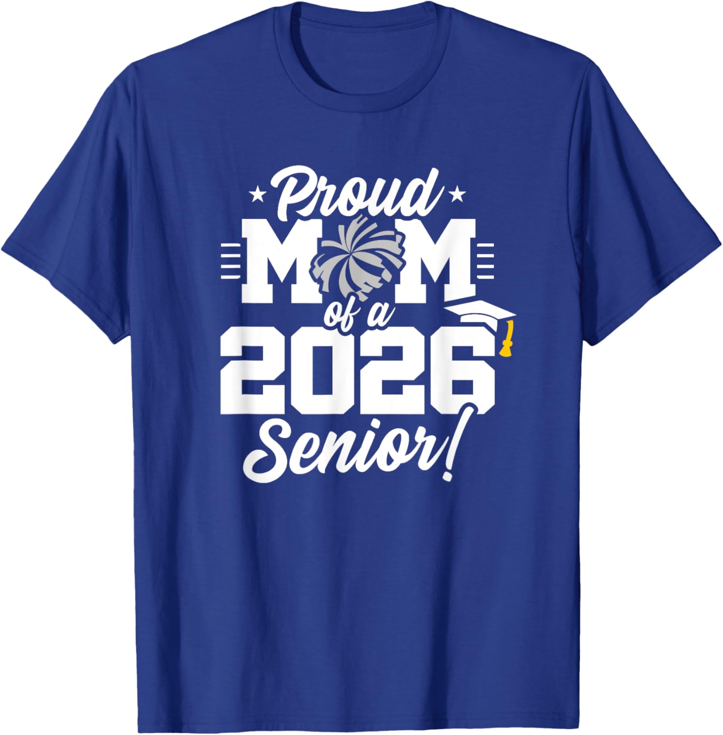 Class of 2026 Senior Cheerleader T-Shirt for Cheer Moms and Fans - 7