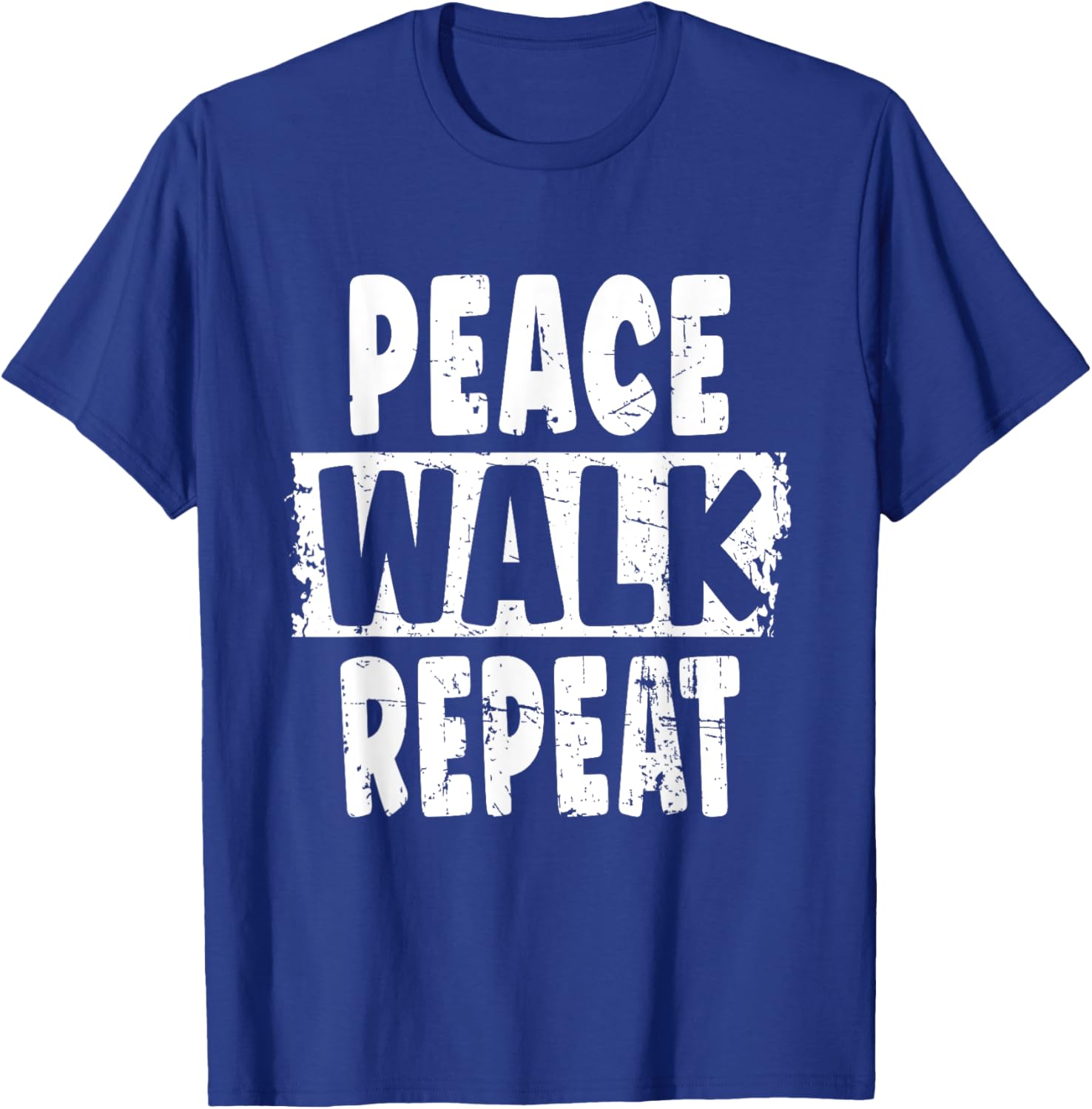 Peace Walk Repeat T-Shirt for Outdoor Enthusiasts and Silent Walk Lovers - 19