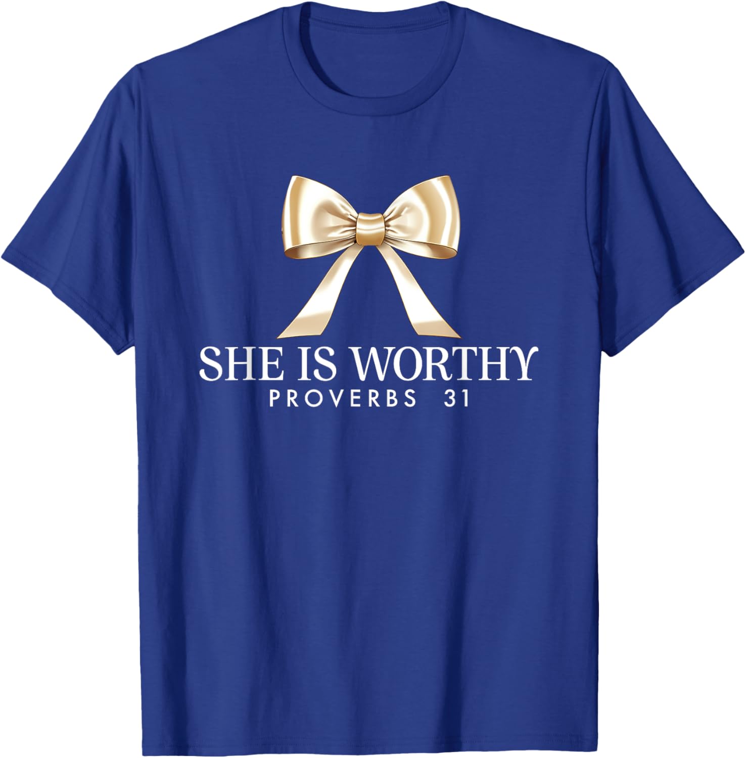 She Is Worthy Proverbs 31 Faith T-Shirt for Women - Inspirational Apparel - 20