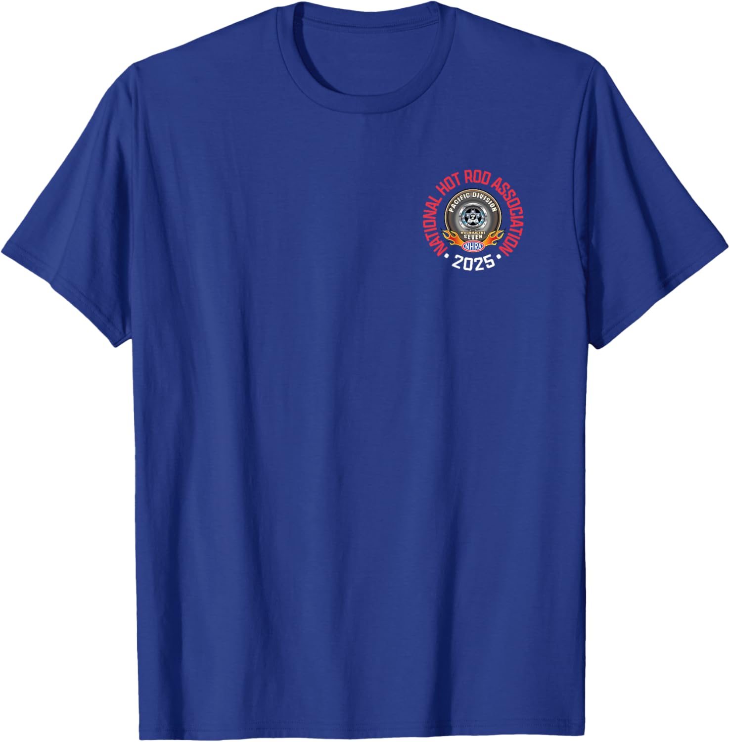 NHRA Pacific Division Circle Logo T-Shirt for Racing Fans and Enthusiasts - 15
