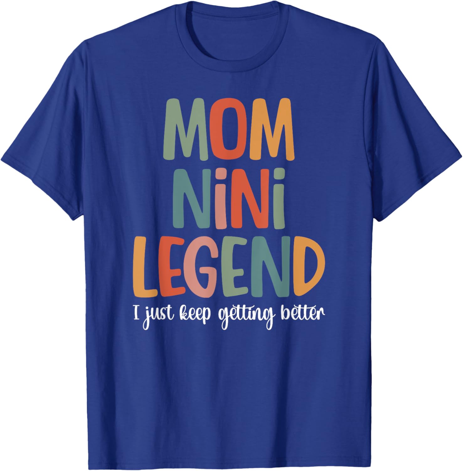 Mom Nini Legend T-Shirt for Grandmothers – Cute and Stylish Gift Idea - 9