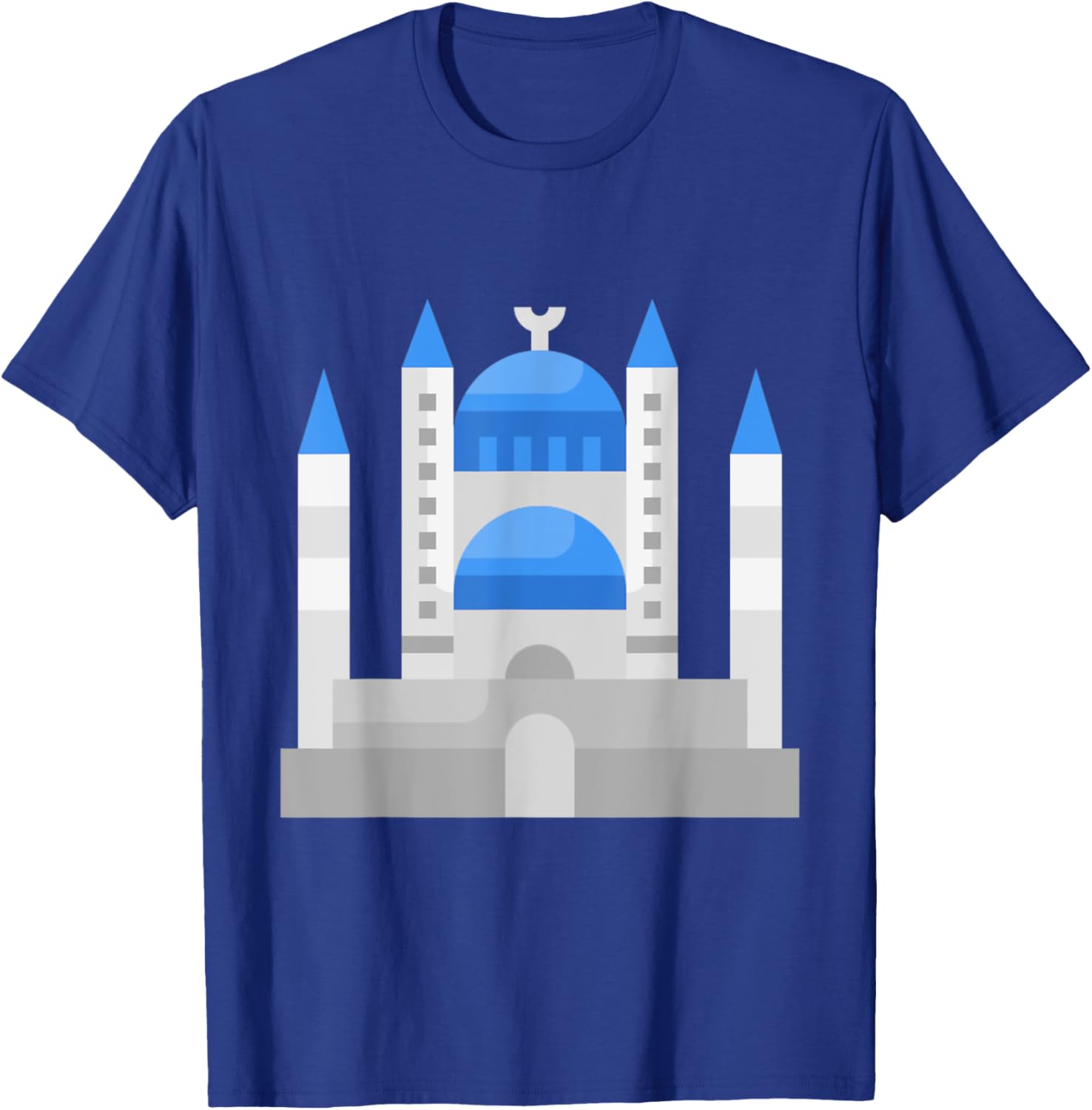 Istanbul Sultan Ahmet Blue Mosque Muslim T-Shirt for Men and Women - 1