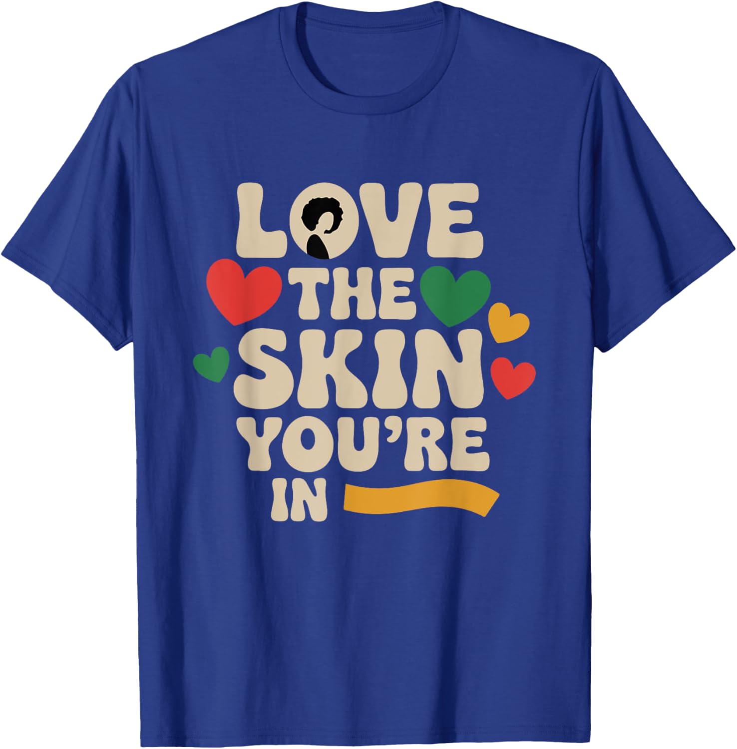 Proud Afro Educated Black Woman T-Shirt Love Your Skin Fashion Tee - 1