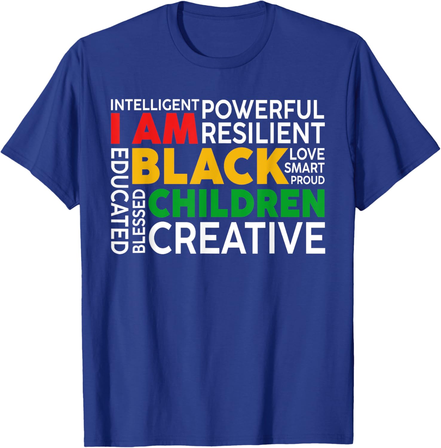 I Am Black Kids T-Shirt for Boys and Girls - Celebrate Black History Month - 19