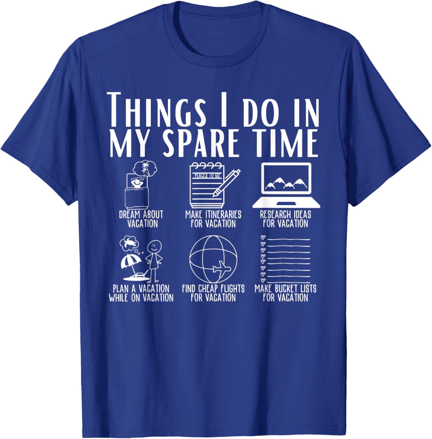Funny Travel Adventure T-Shirt for Spare Time Explorers and Adventurers - 6