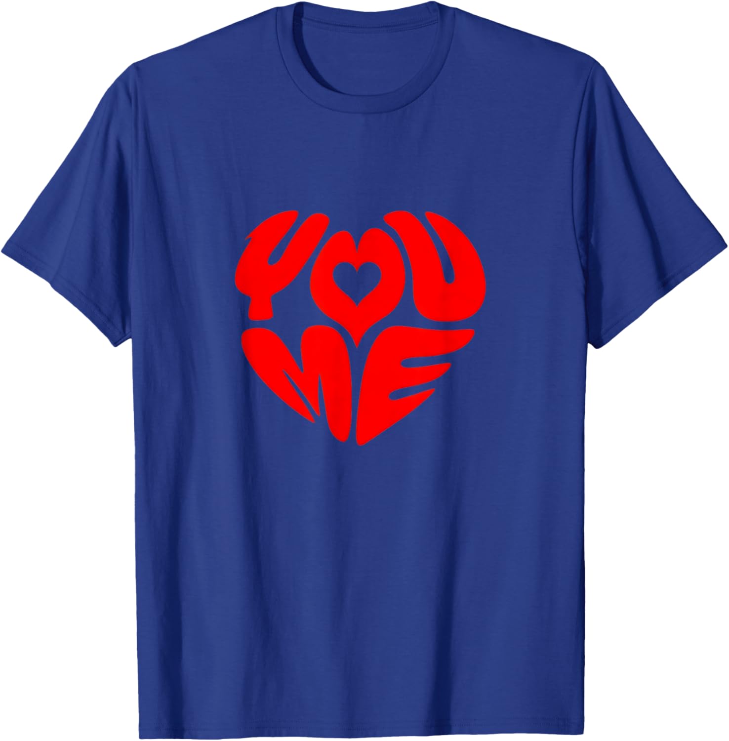 You Love Me Heart Shaped Valentine's Day Lover's T-Shirt for Couples - 1