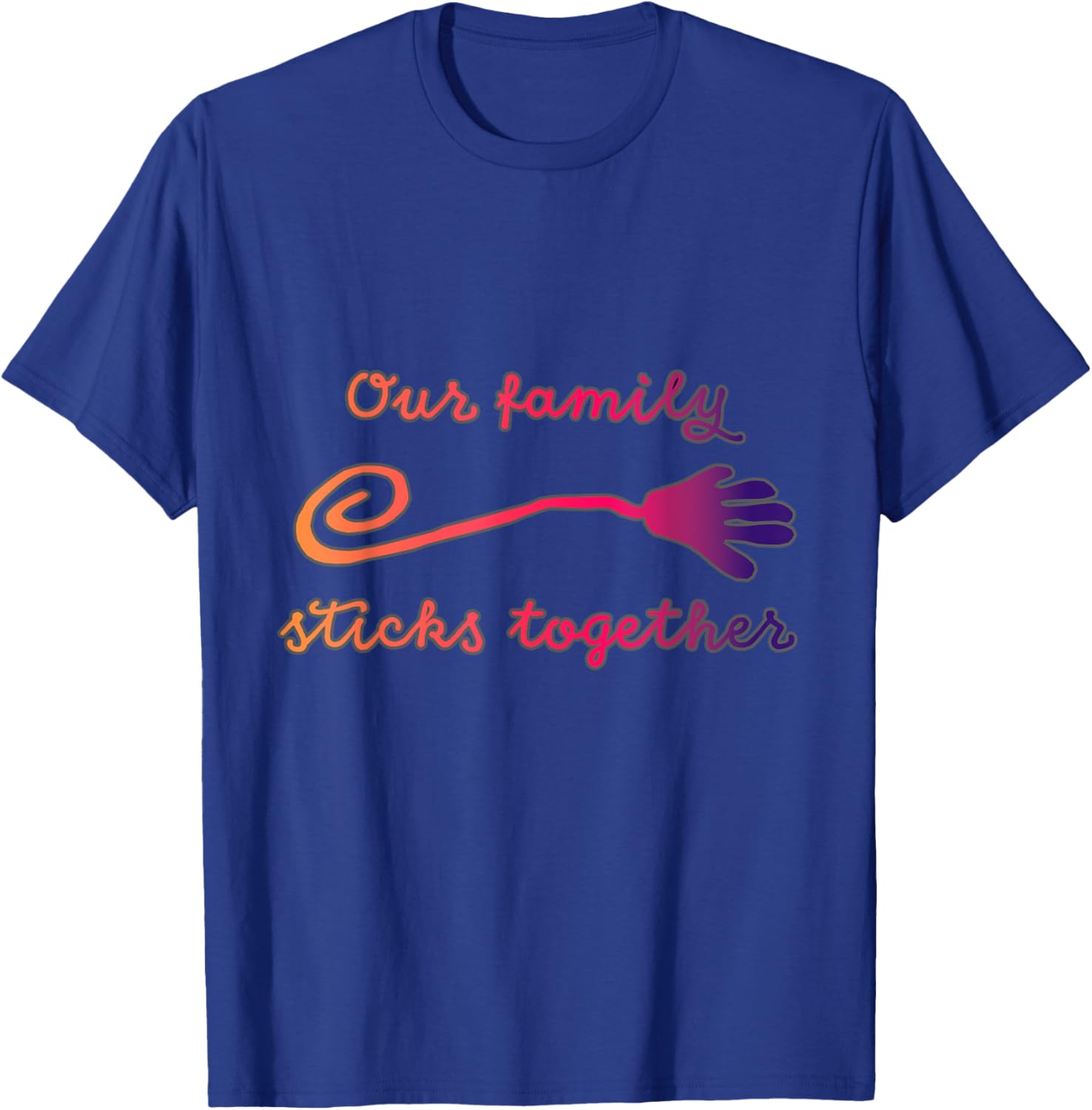Our Family Sticks Together T-Shirt for Family Bonding and Unity - 4