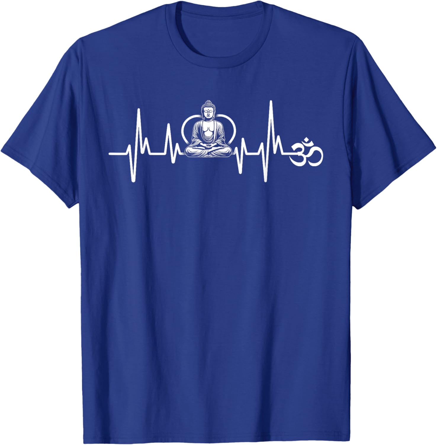 Om Heartbeat Funny Sacred Ohm Yoga Meditation Cool T-Shirt for Him & Her - 18
