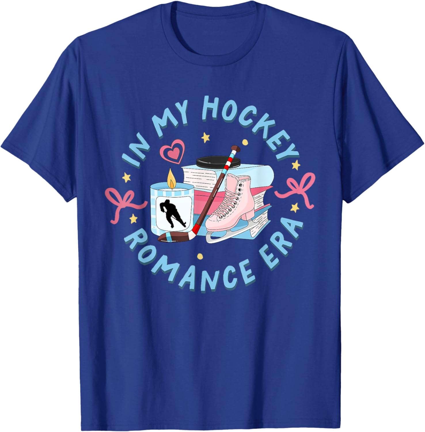 Funny Hockey Romance Reader T-Shirt for Sport Lovers and Fans - 19