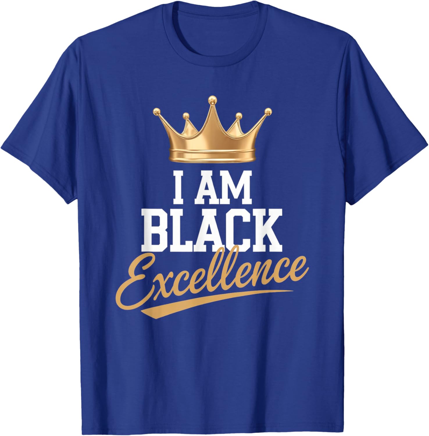 I AM BLACK EXCELLENCE Motivational Afro History T-Shirt for All Ages - 10