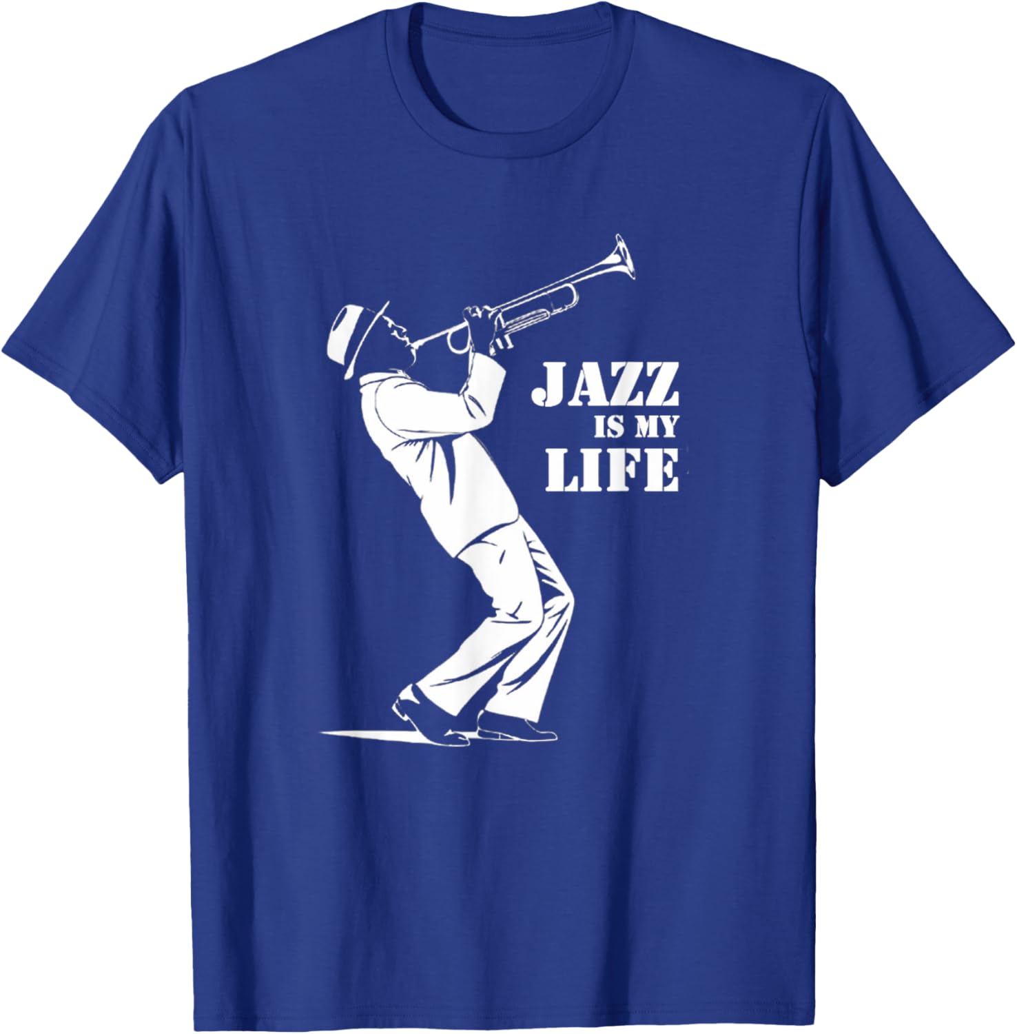 Jazz is My Life Trumpet T-Shirt for Jazz Musicians and Music Fans - 2