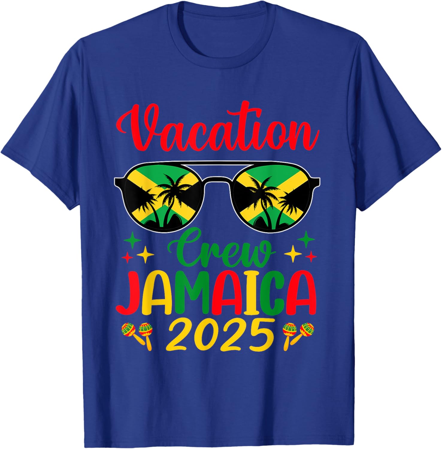 Vacay Crew Jamaica 2025 Matching T-Shirt for Fun Holiday Adventures - 10