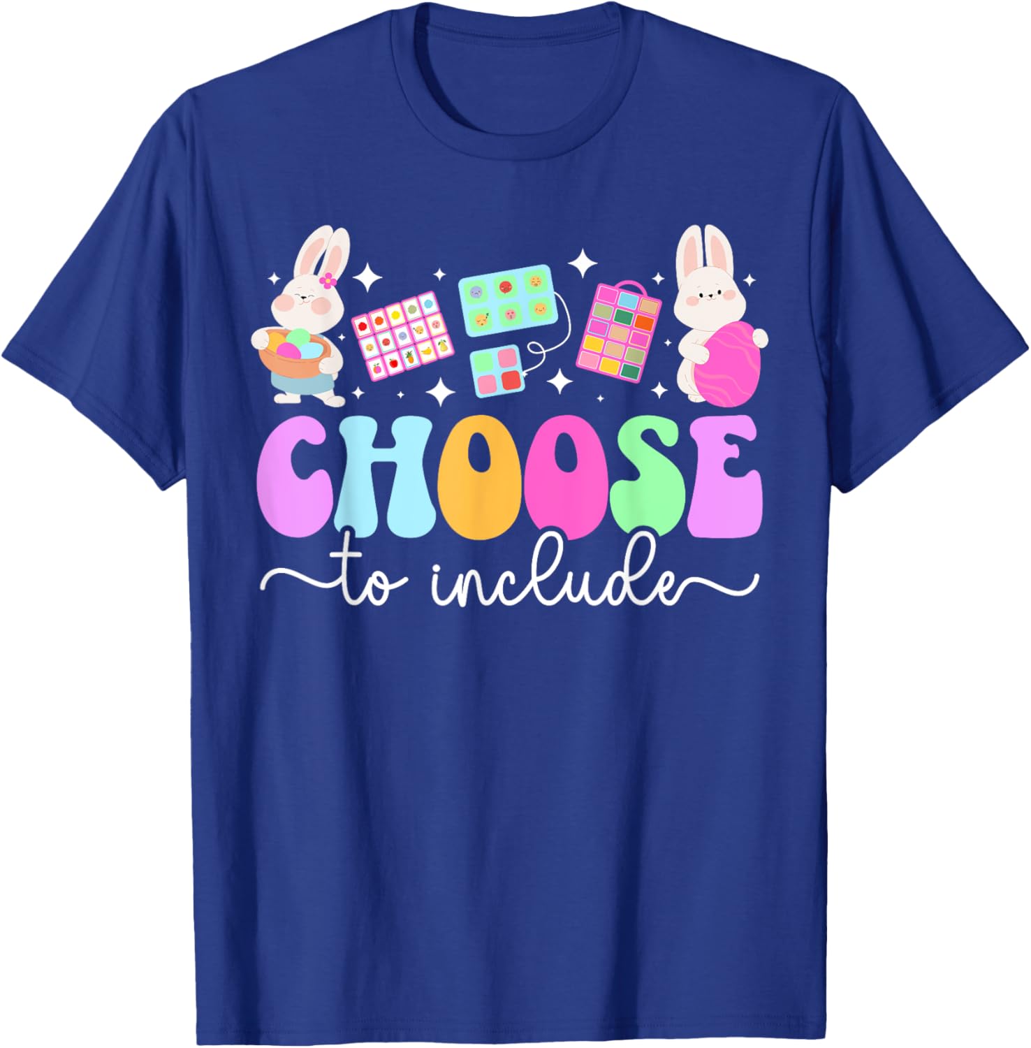 Groovy Easter Bunny T-Shirt for Special Education Teachers - Fun & Cute Design - 16