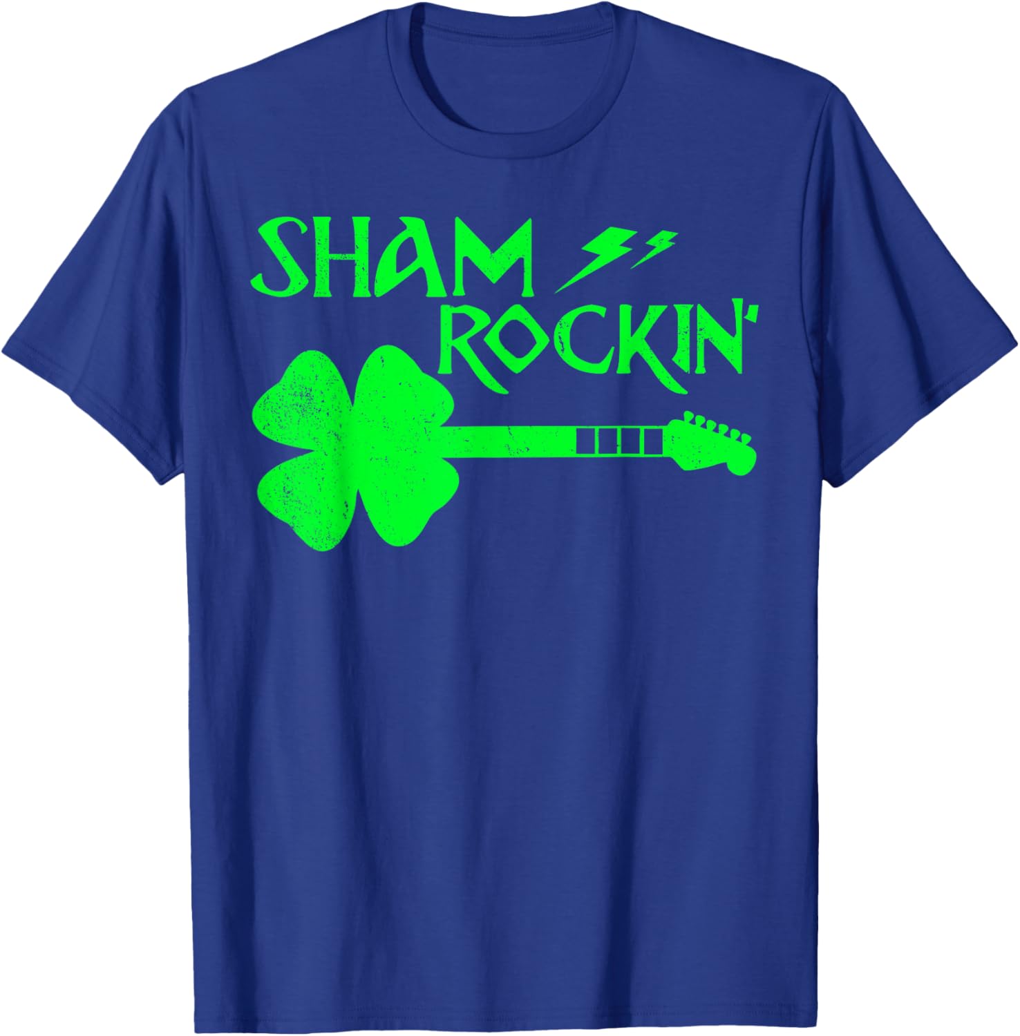 Sham Rockin’ Shamrock Guitar T-Shirt for St. Patrick's Day Celebrations - 6