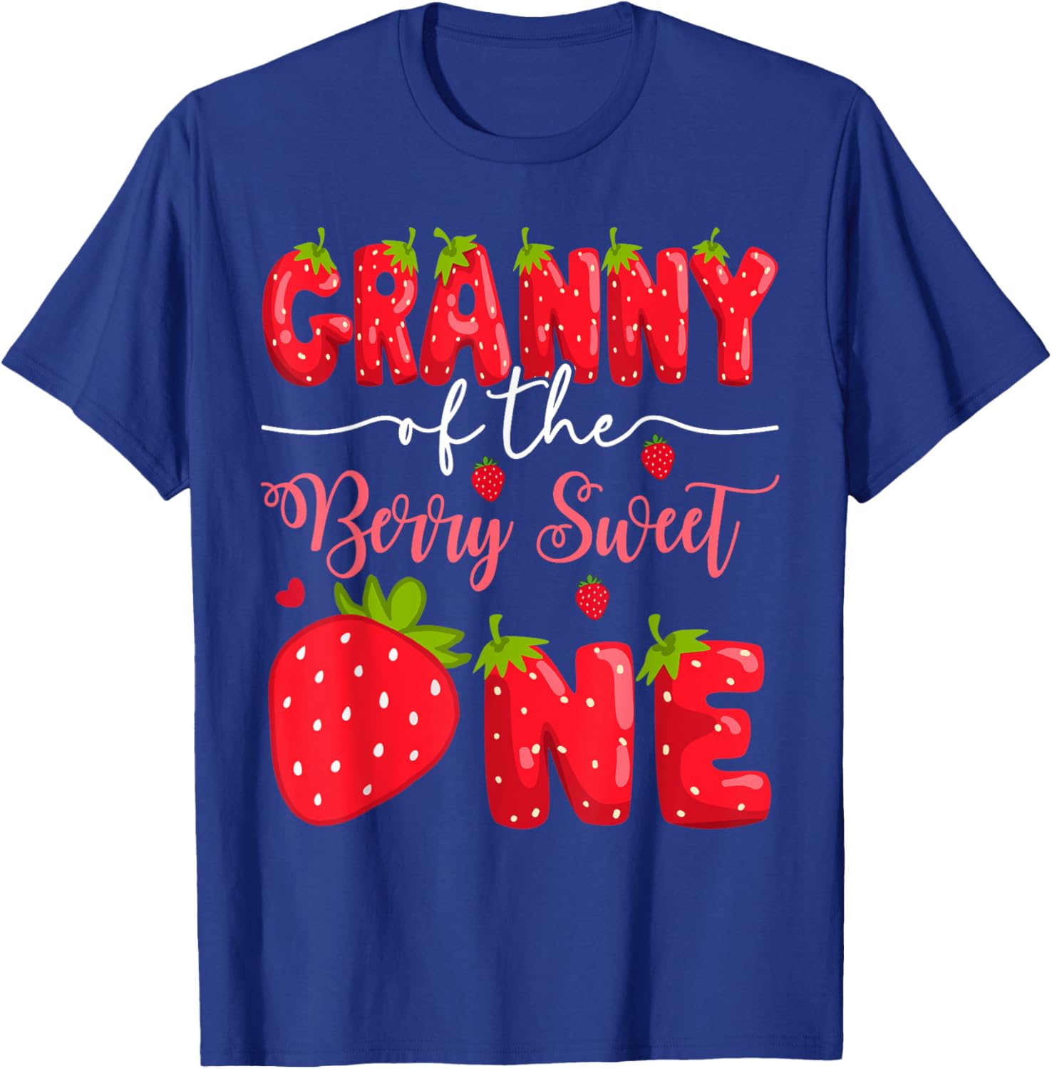 Granny Of The Berry Sweet One 1st Birthday Strawberry T-Shirt for Baby - 7