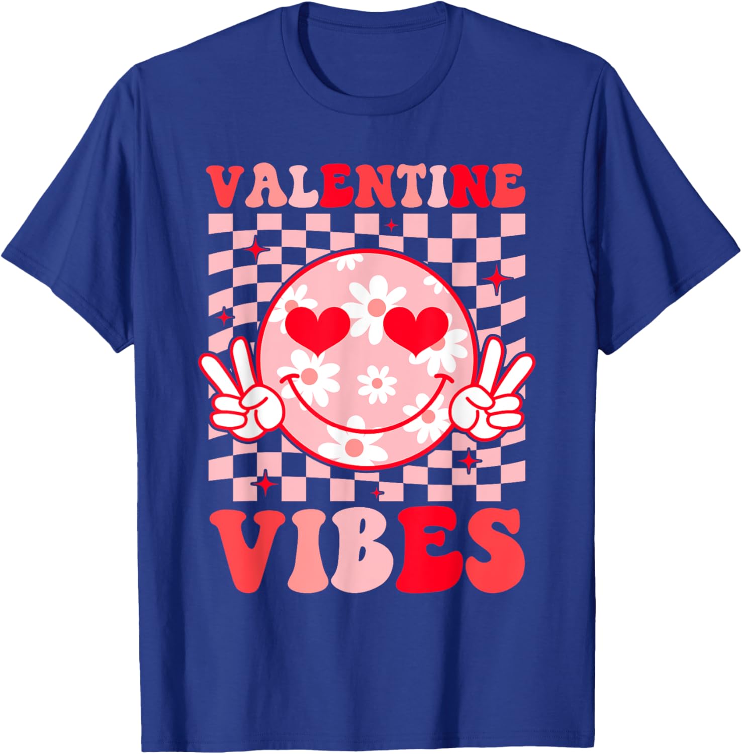 Retro Heart Valentine's Day T-Shirt for Boys and Girls Perfect Gift - 8