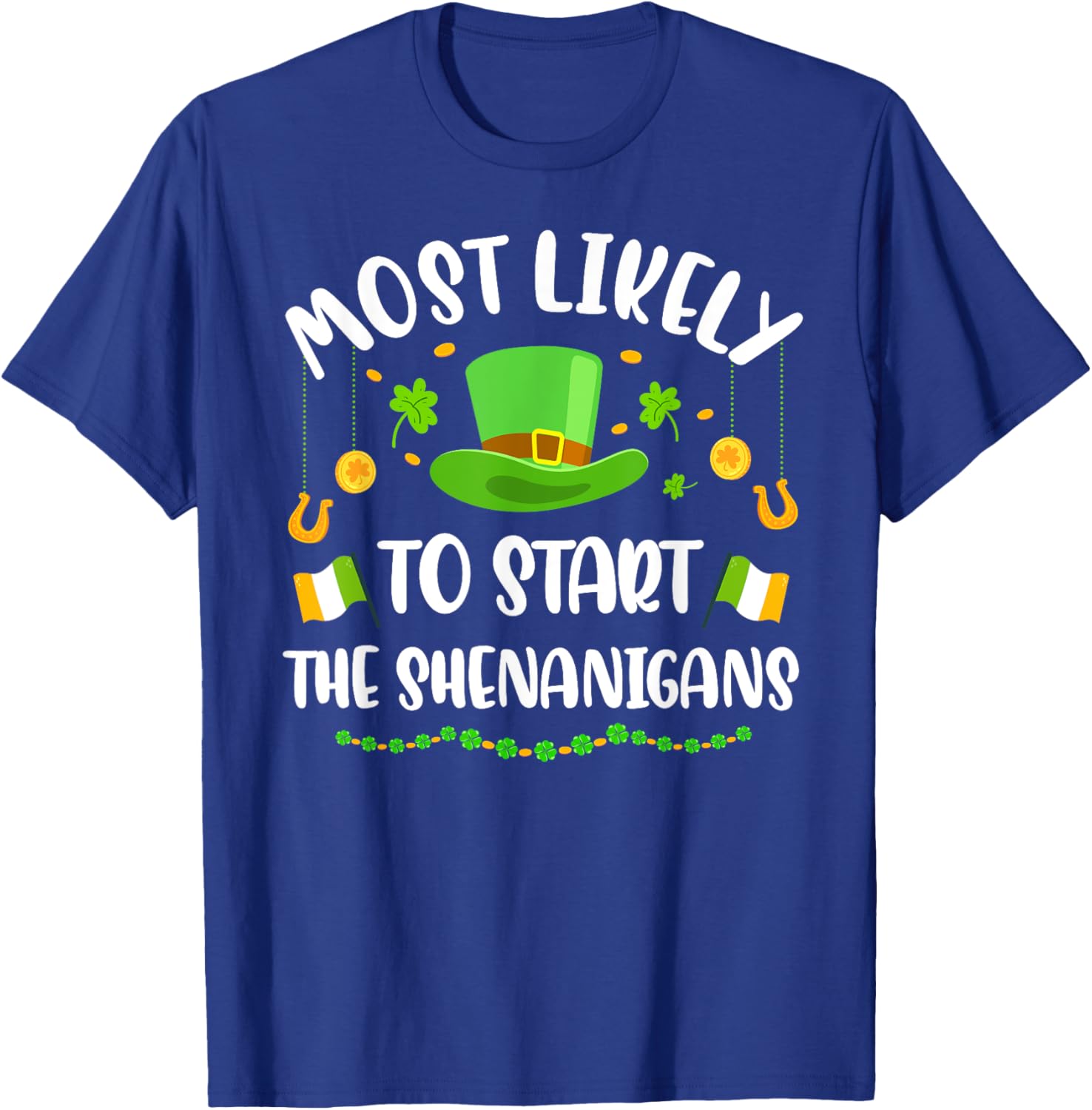 St Patricks Day Shamrock Shenanigan T-Shirt for Fun Celebrations - 6