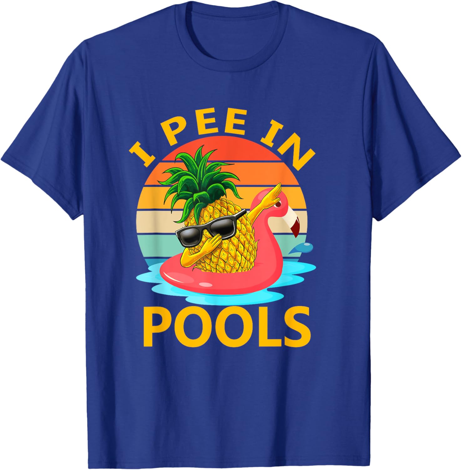 Funny I Pee In Pools Swimming Joke T-Shirt for Summer Pool Parties - 5