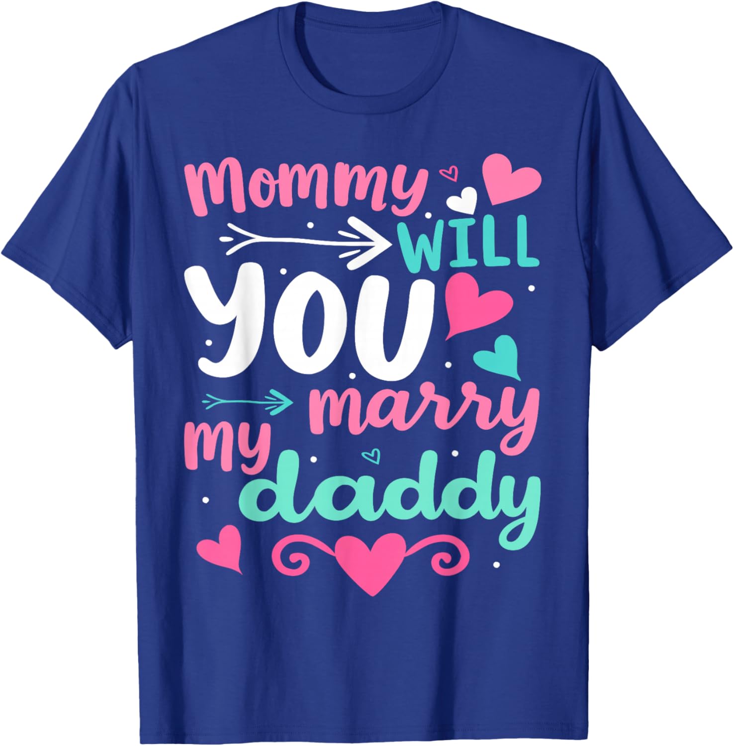 Funny Toddler T-Shirt Mommy Will You Marry My Daddy Wedding Gift - 14