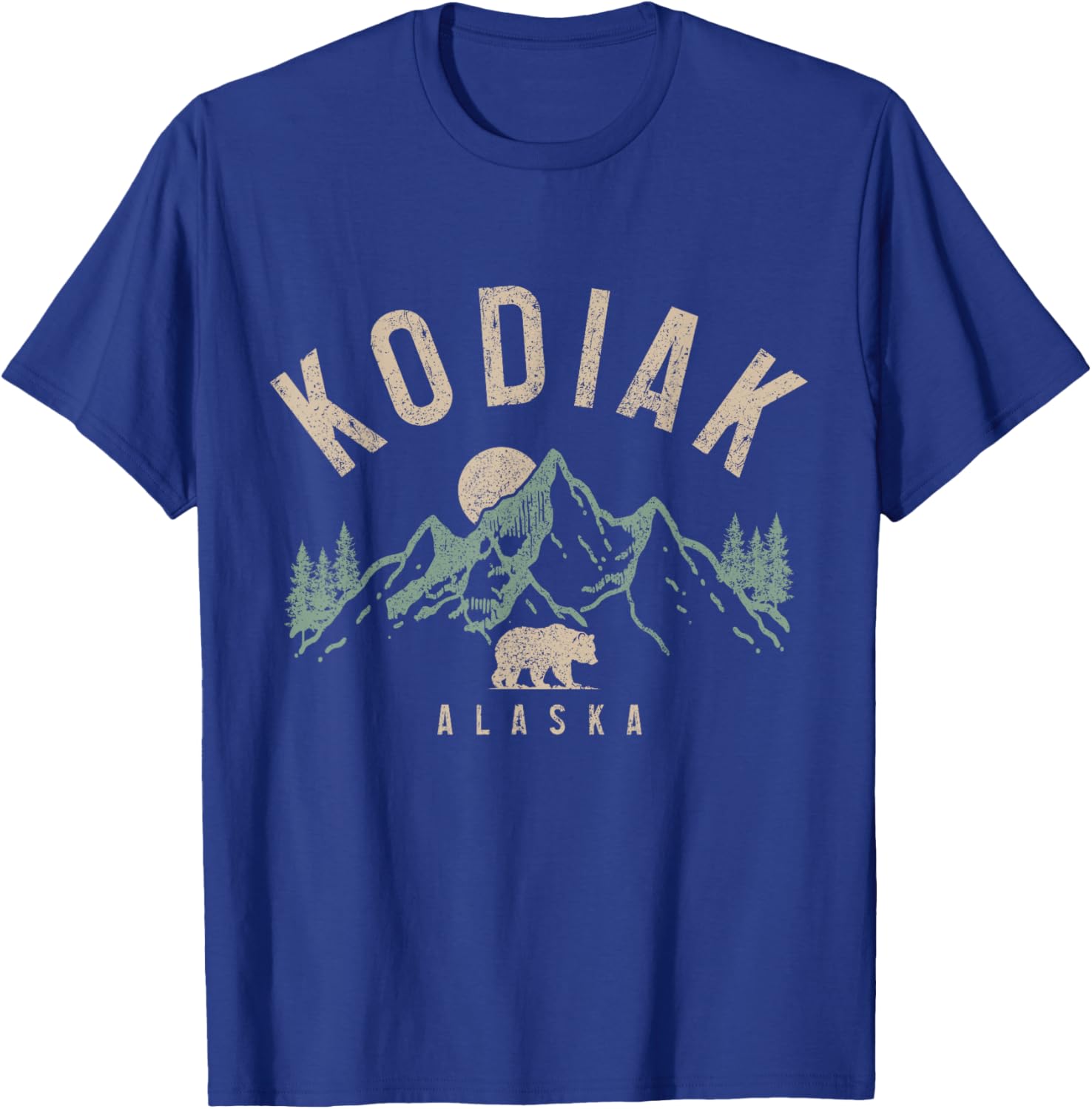 Kodiak Alaska Vintage Bear Mountains T-Shirt for Nature Lovers - 13