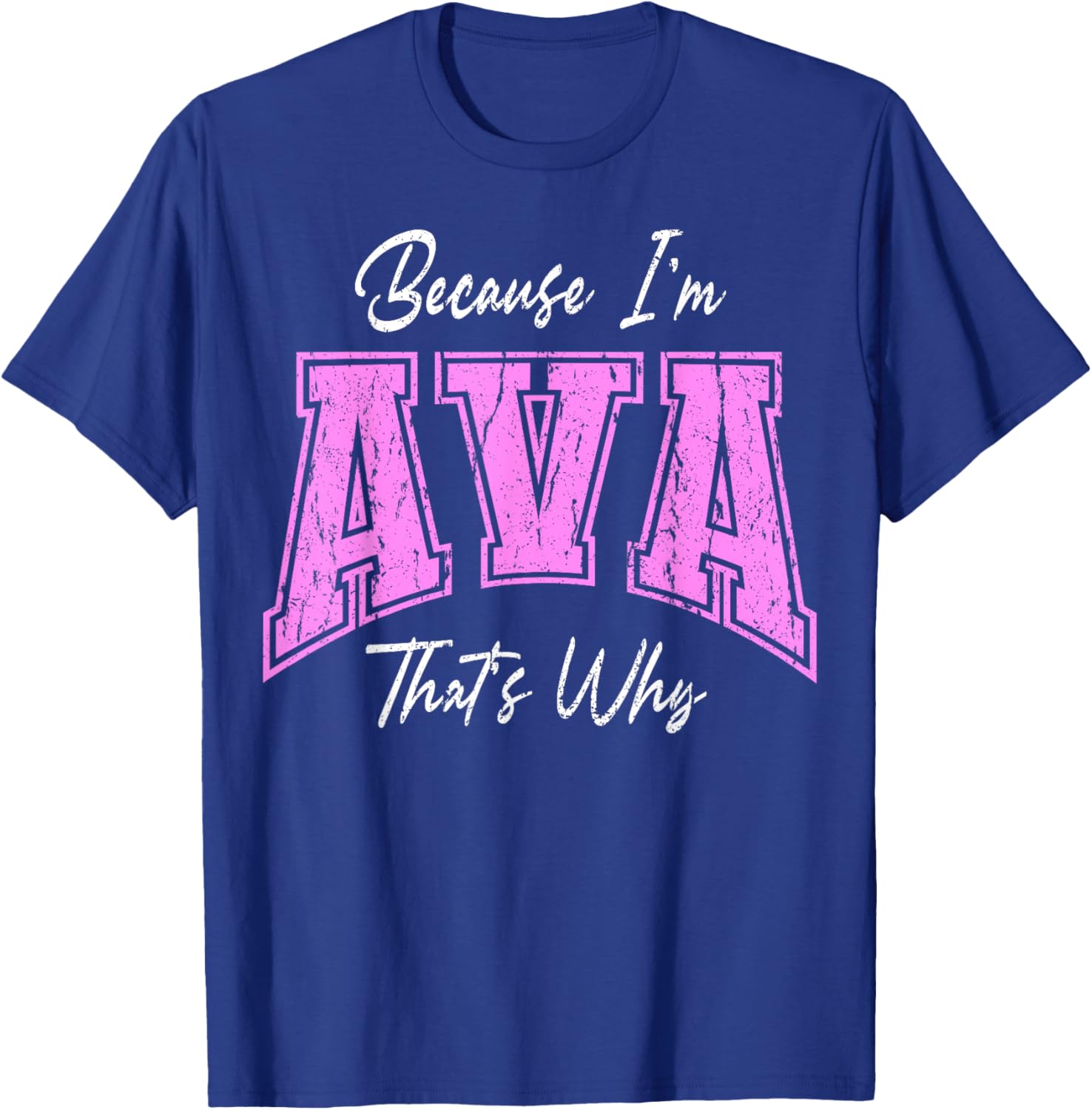 Funny Because I'm Ava Confident Novelty T-Shirt for Unique Style - 18