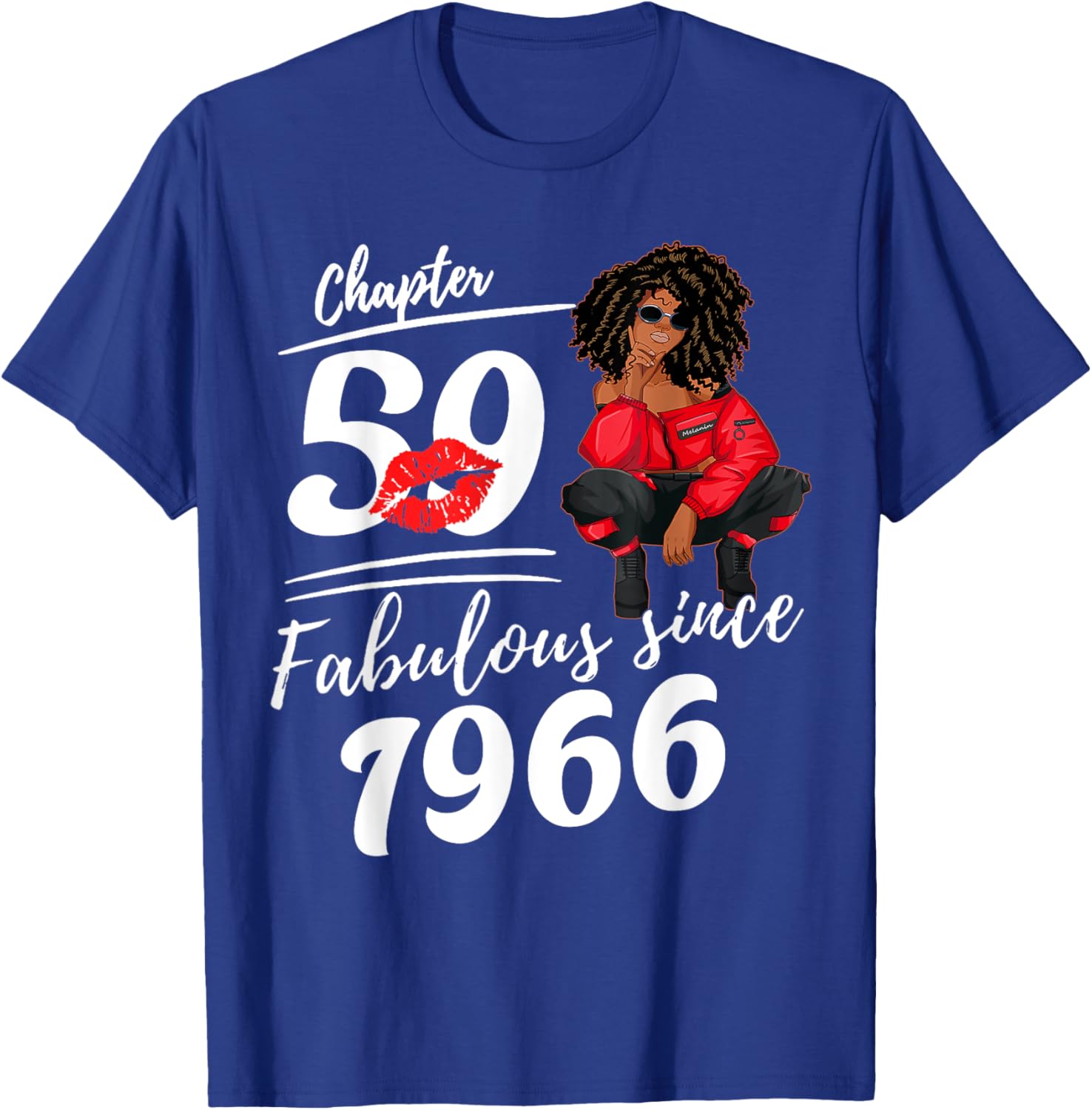 Fabulous Since 1966 59th Birthday Queen T-Shirt for Women - 8