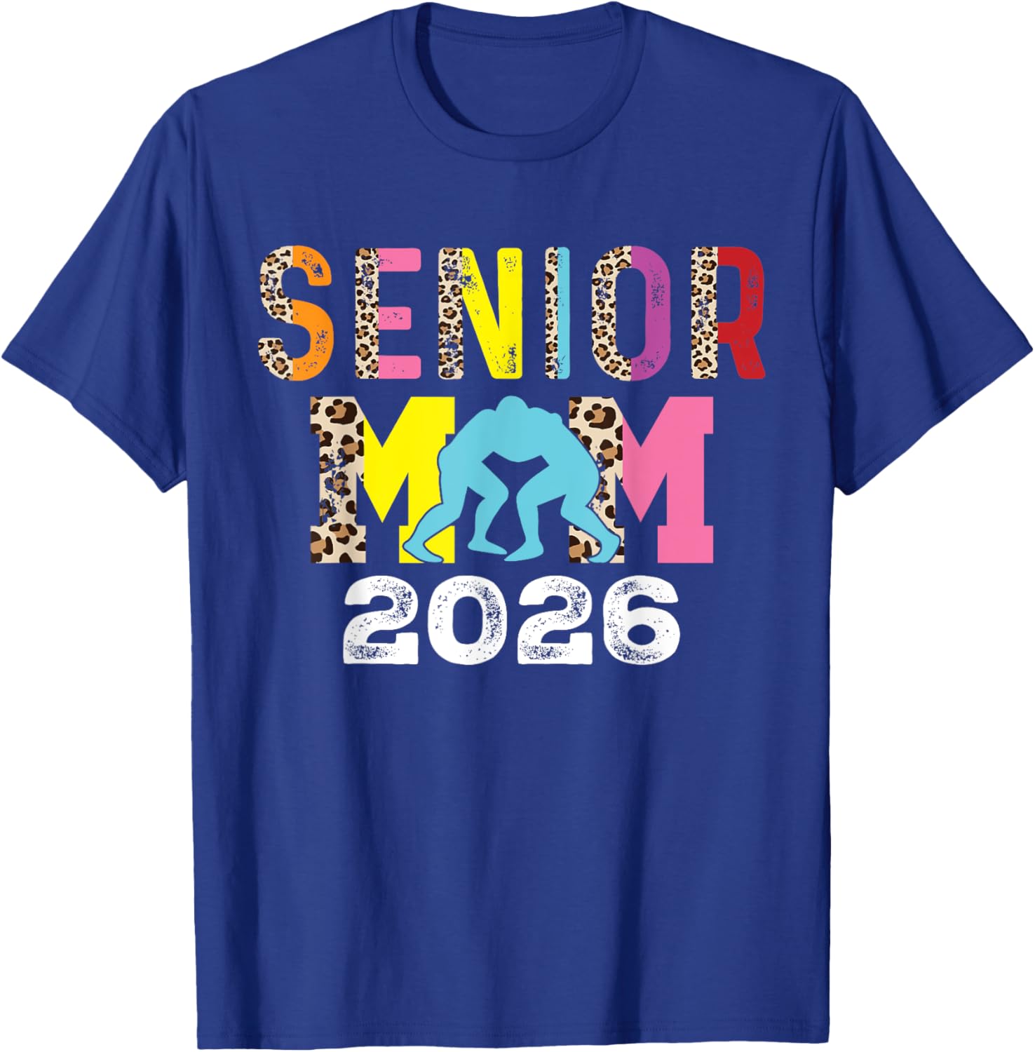 Senior Wrestling Mom Class of 2026 T-Shirt for Proud Supporters - 1