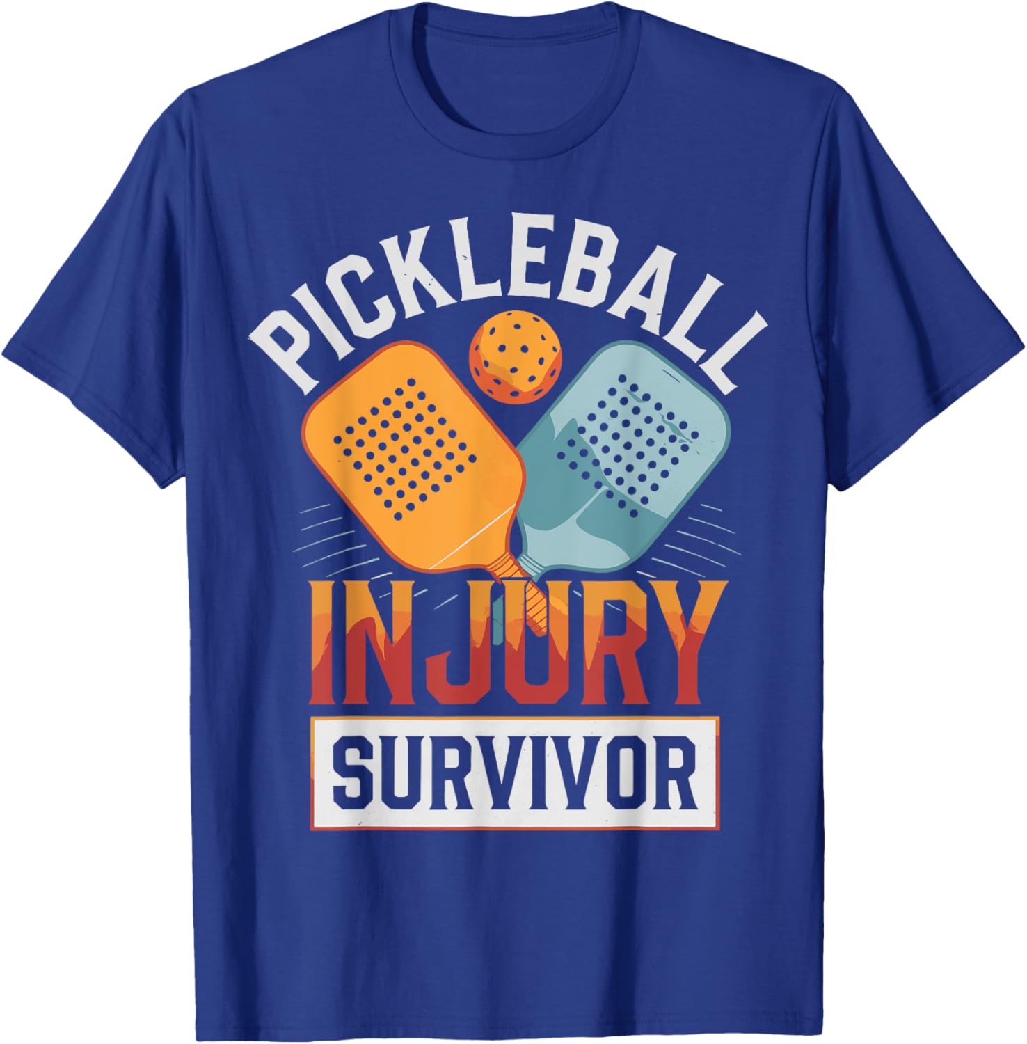 Pickleball Injury Survivor T-Shirt Fun and Stylish Sports Apparel - 4