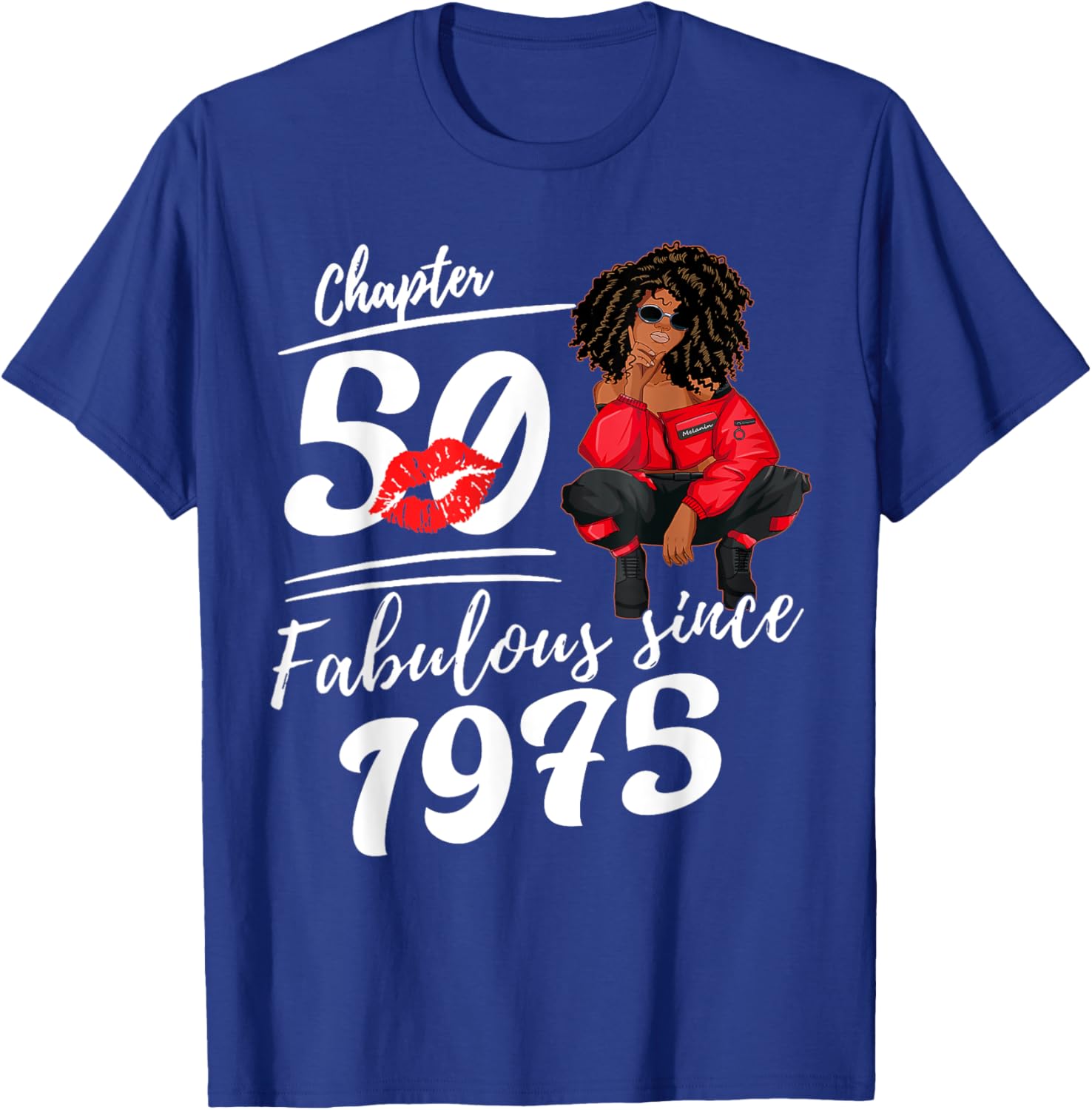 Fabulous Since 1975 50th Birthday Queen T-Shirt for Women - 11