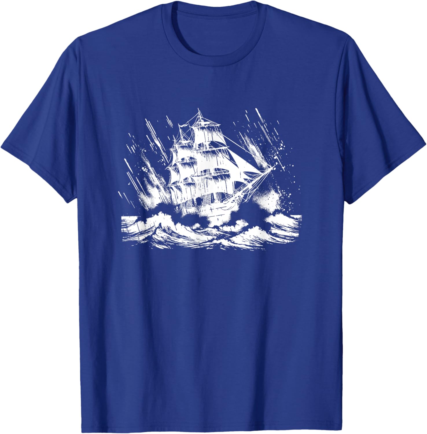 Snirt Three Master Sailing Ship T-Shirt Hoodie for Nautical Lovers - 5