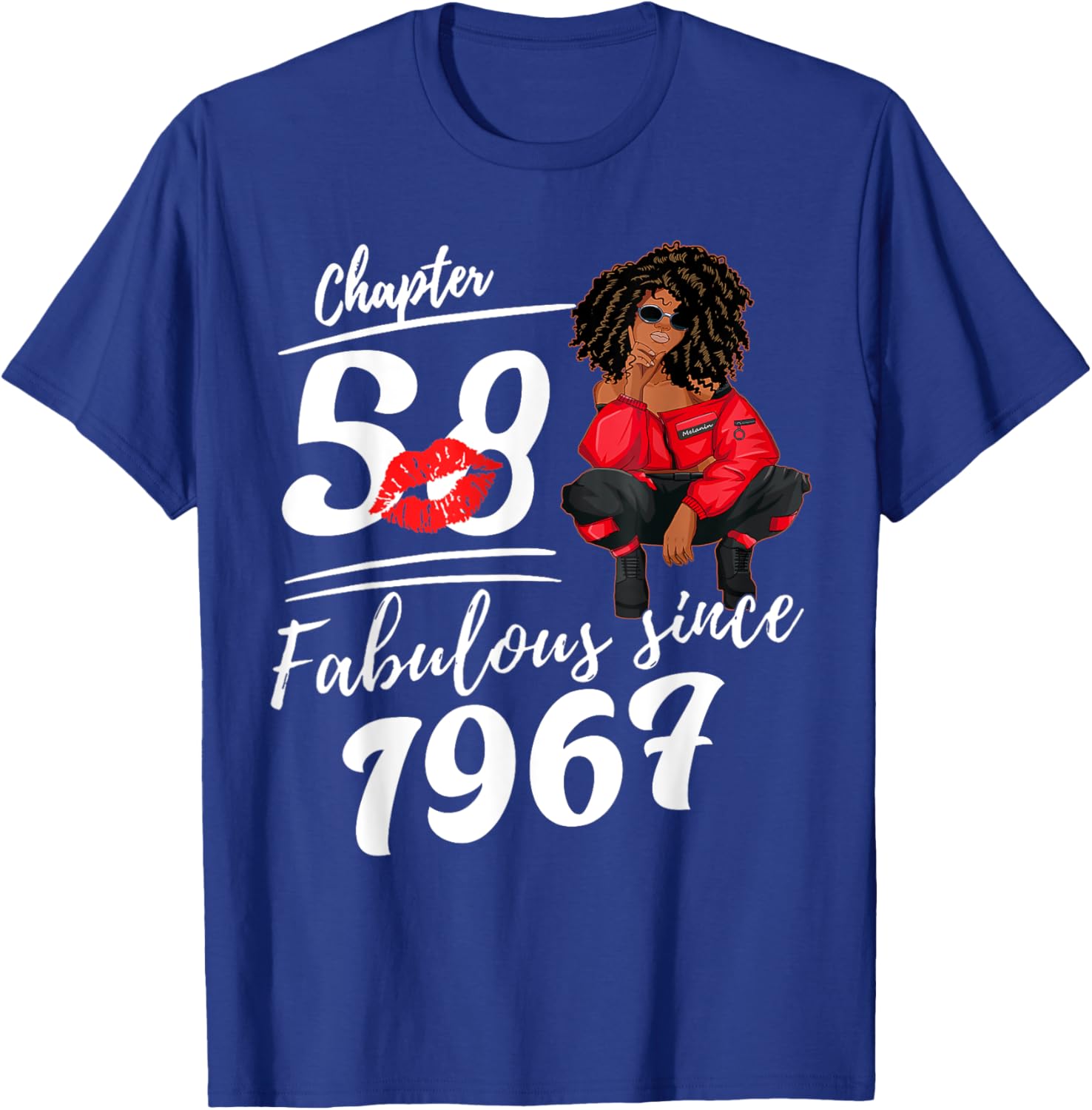 Fabulous Since 1967 58th Birthday Queen T-Shirt for Women Celebrations - 6