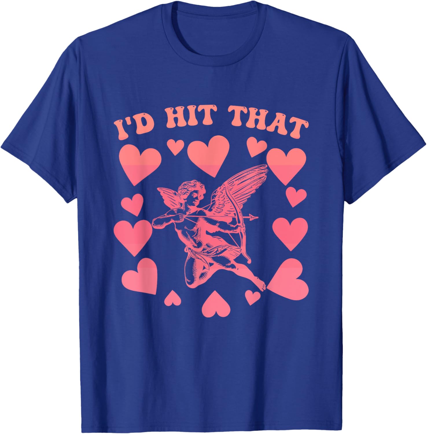 I'd Hit That Cupid Heart Valentine's Day T-Shirt for Fun Love Celebrations - 8