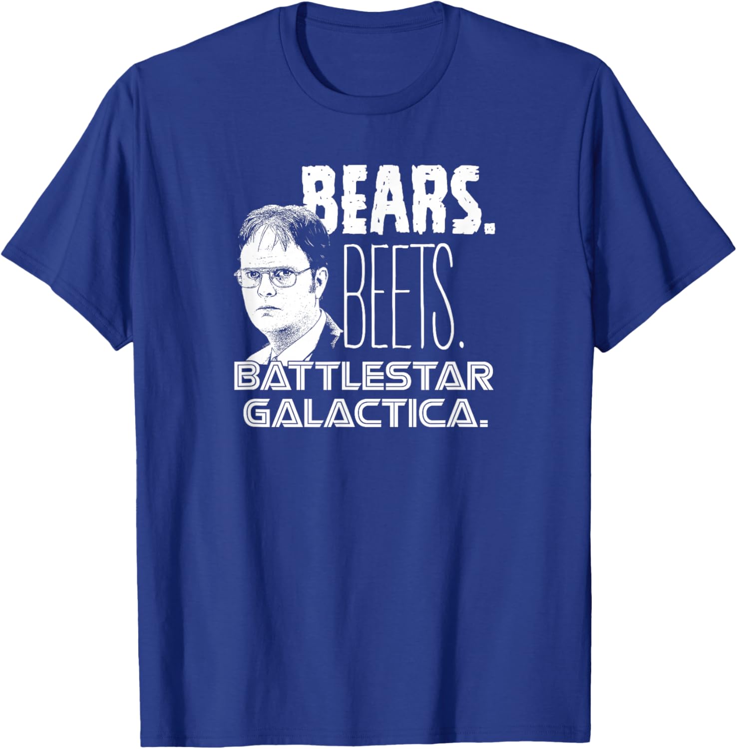 Office Bears Beets Dwight Head T-Shirt for Fun and Casual Wear - 7