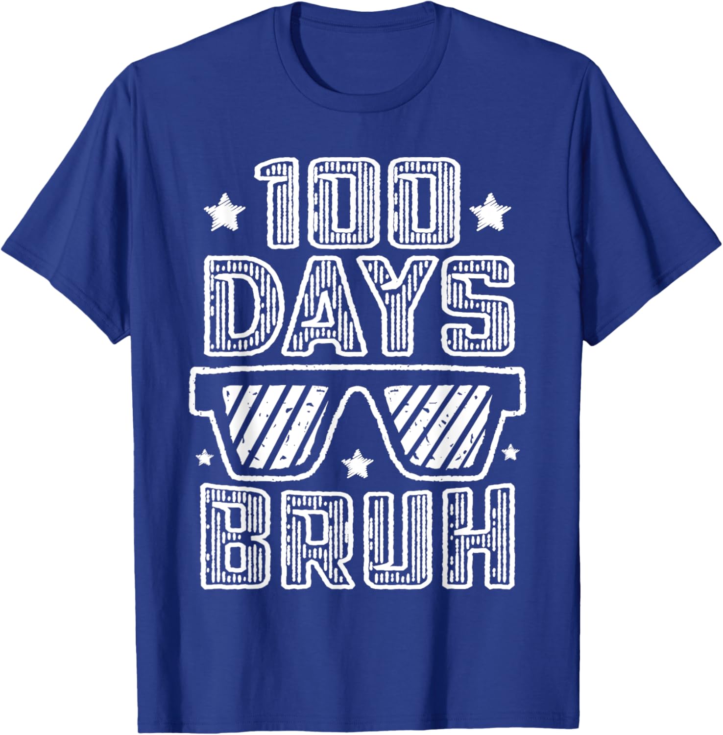 Bruh 100 Days of School Sunglasses T-Shirt for Boys Fun and Stylish - 15