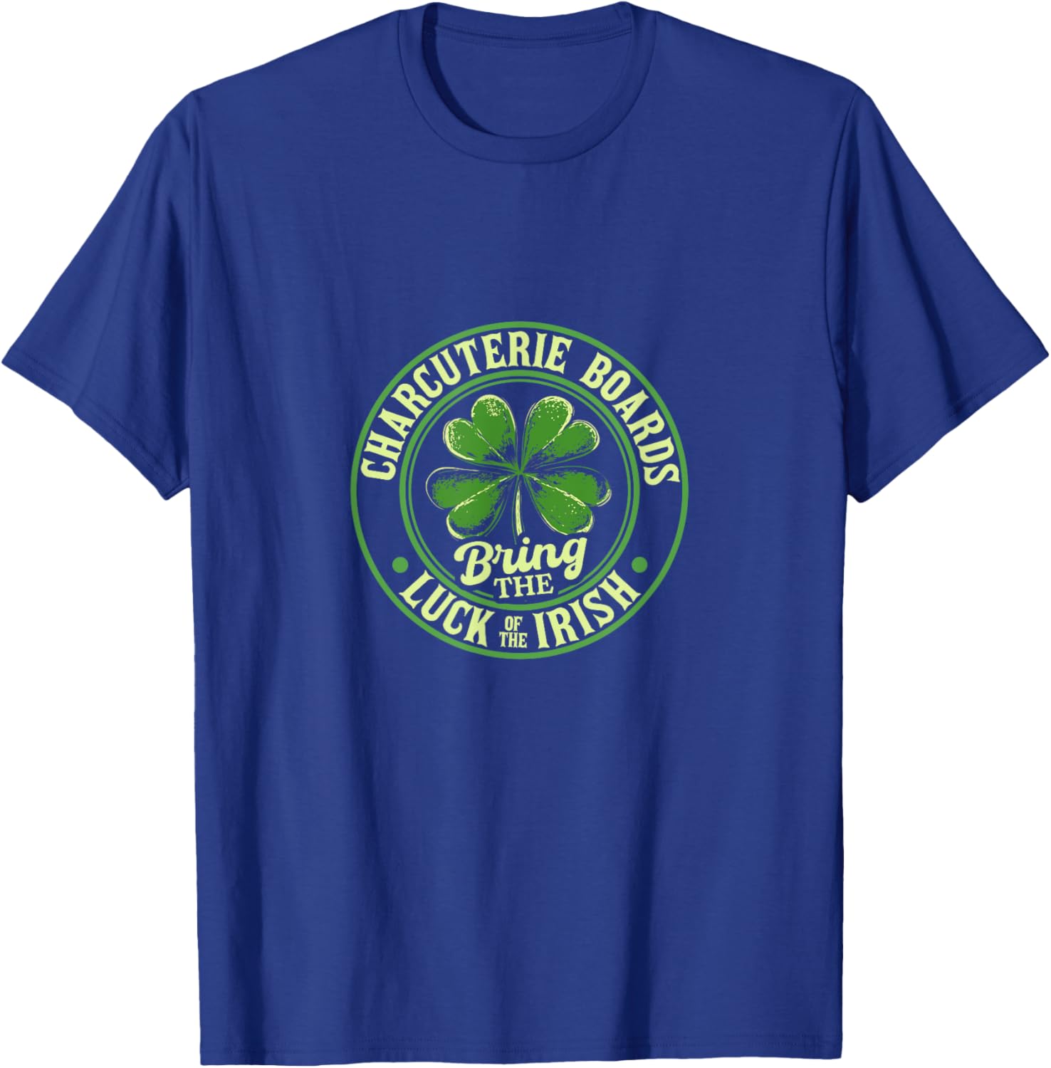 St. Patrick's Day Charcuterie Shamrock T-Shirt for Festive Fun - 2