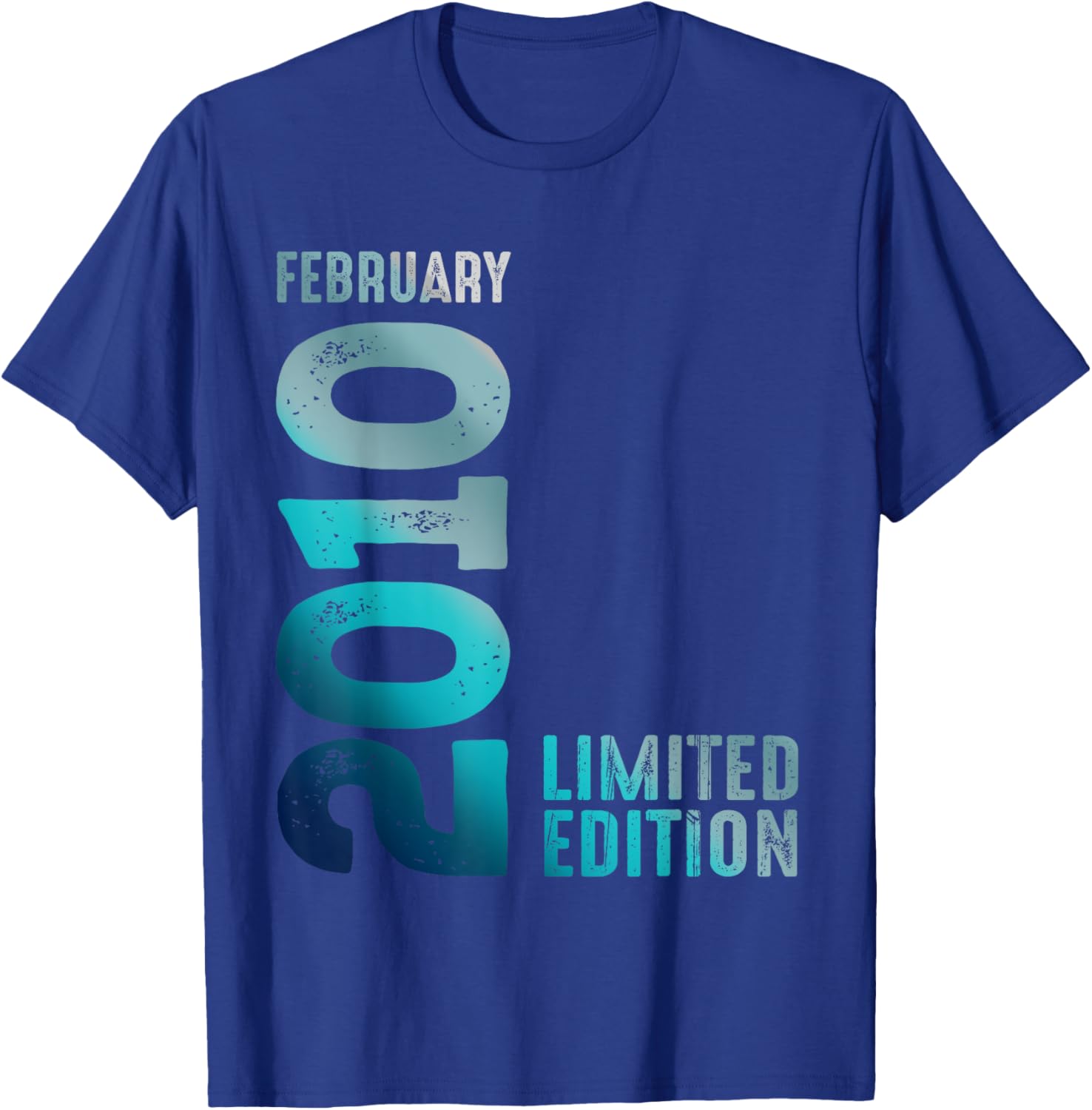February 2010 Limited Edition Birthday T-Shirt for Unique Celebrations - 17