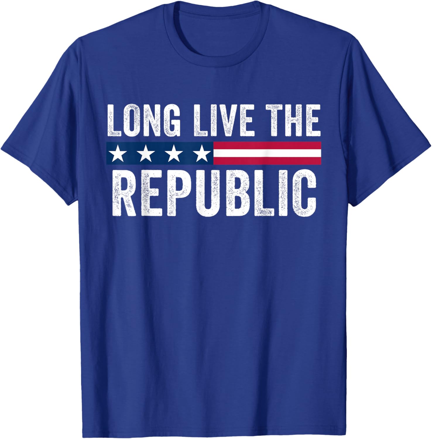 Long Live the Republic American Flag T-Shirt for Patriotic Style - 13