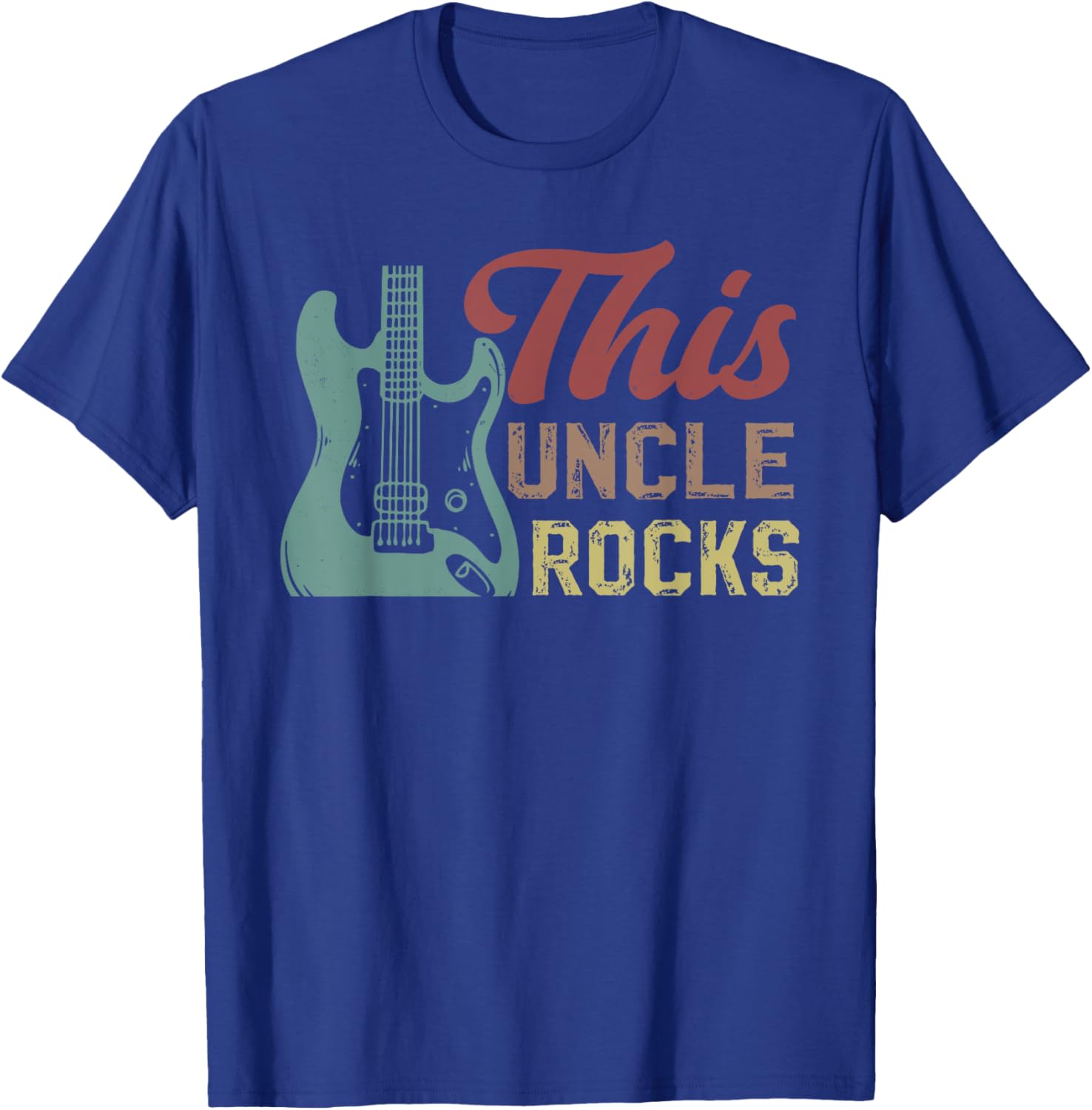 Guitar Uncle T-Shirt for Guitarists - Perfect Gift for Musical Uncles - 7