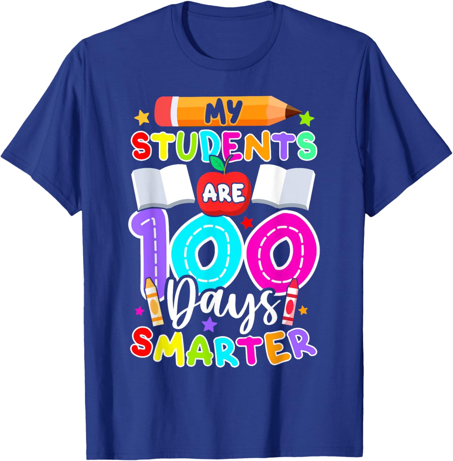 My Students Are 100 Days Smarter T-Shirt for 100th Day of School - 15