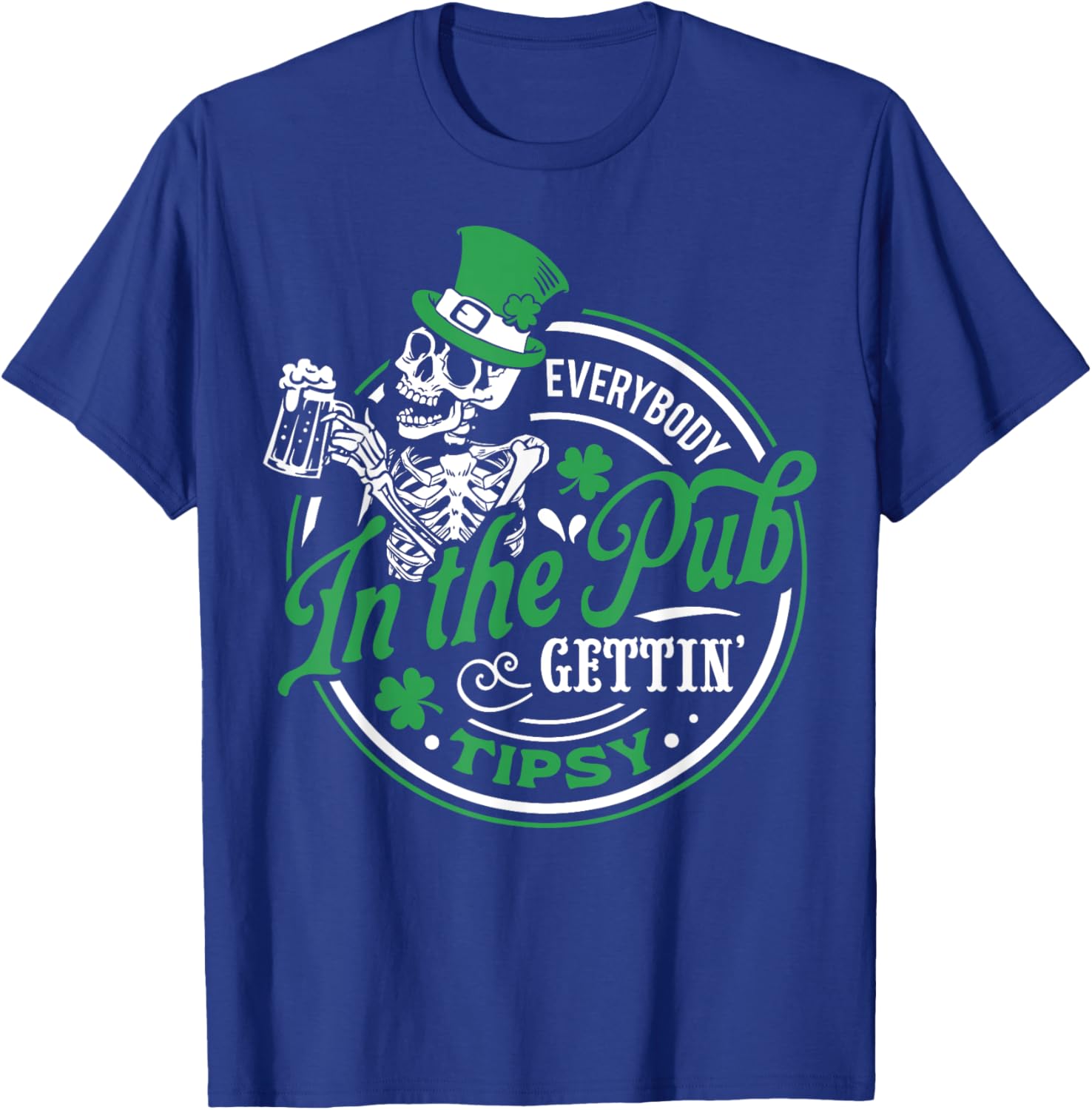 Tipsy St Patricks Day T-Shirt for Men and Women - Fun Pub Celebration Wear - 5